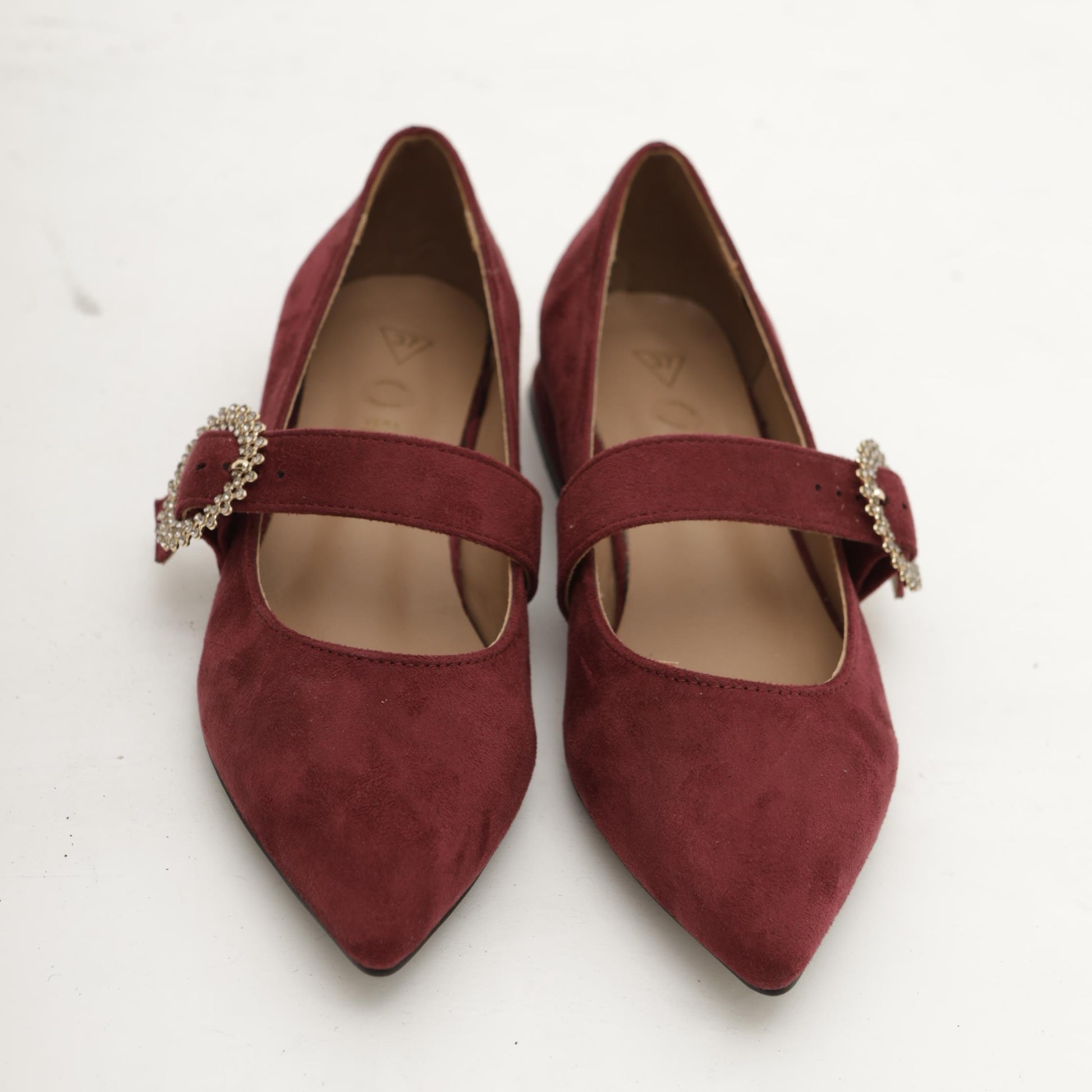 MARY JANE FLAT BORDEAUX 