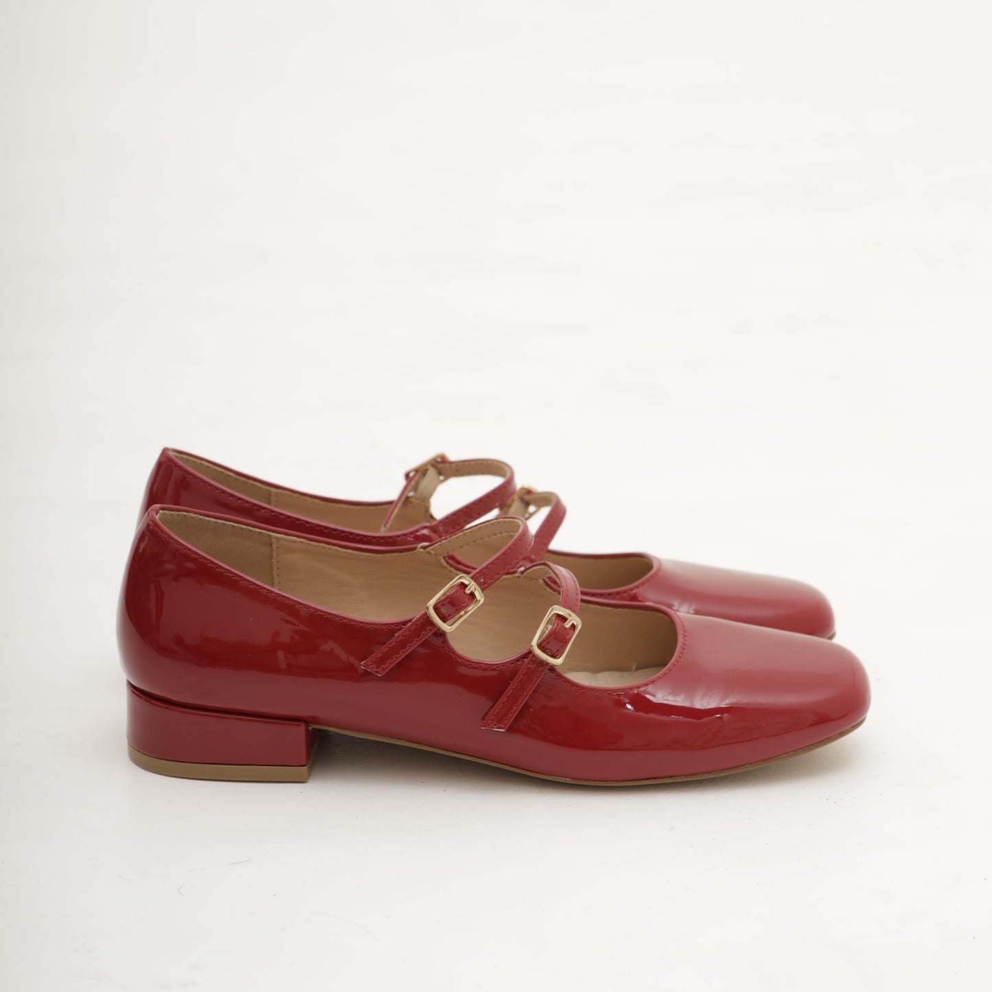MARY JANE BASSA 2 CINTURINI BORDEAUX 