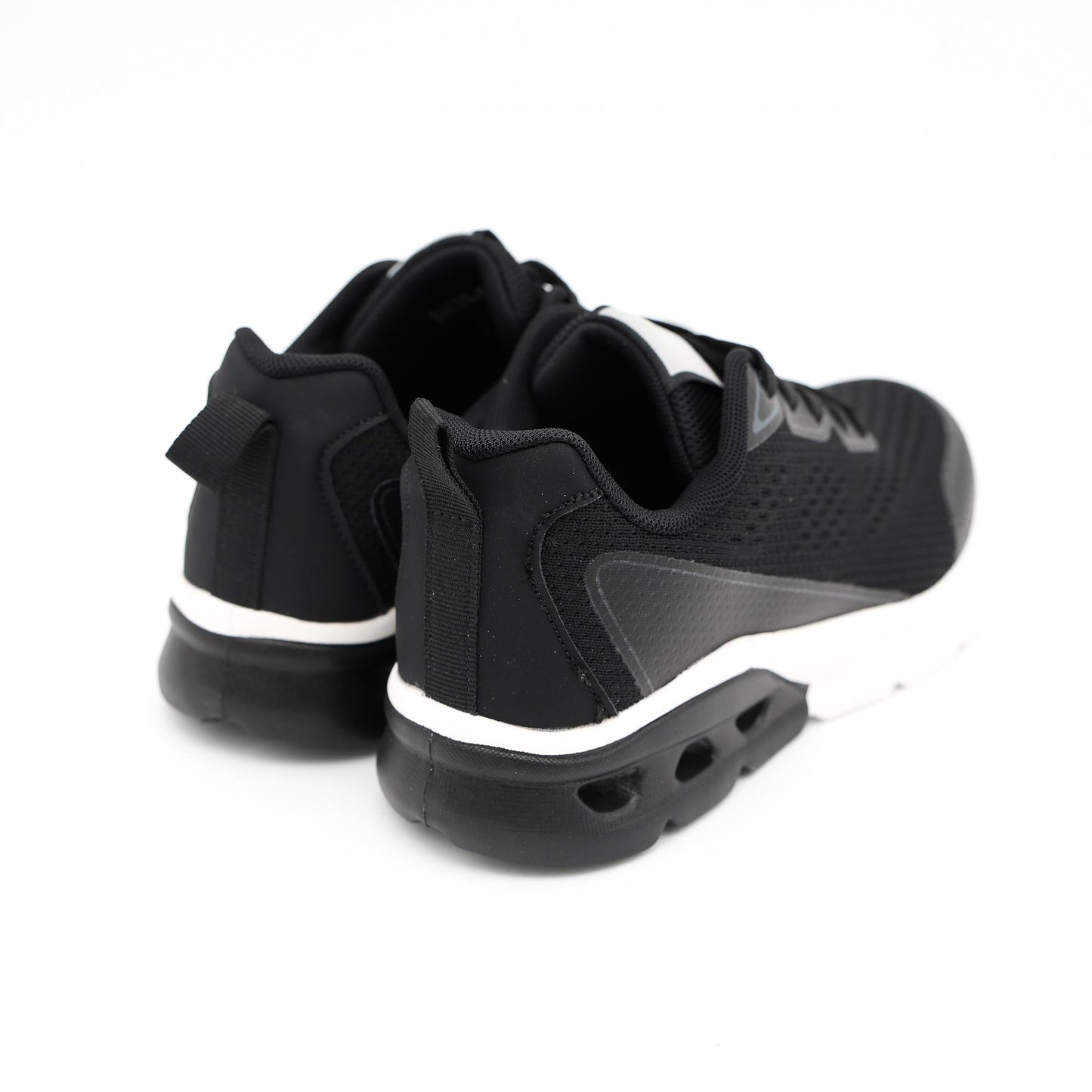 SNEAKERS MESH GOMMATA NERO 