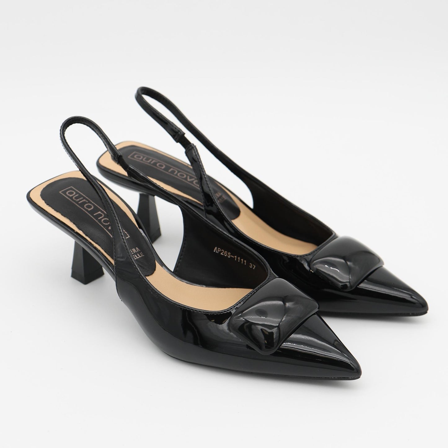 SLINGBACK SQUARE NERO 