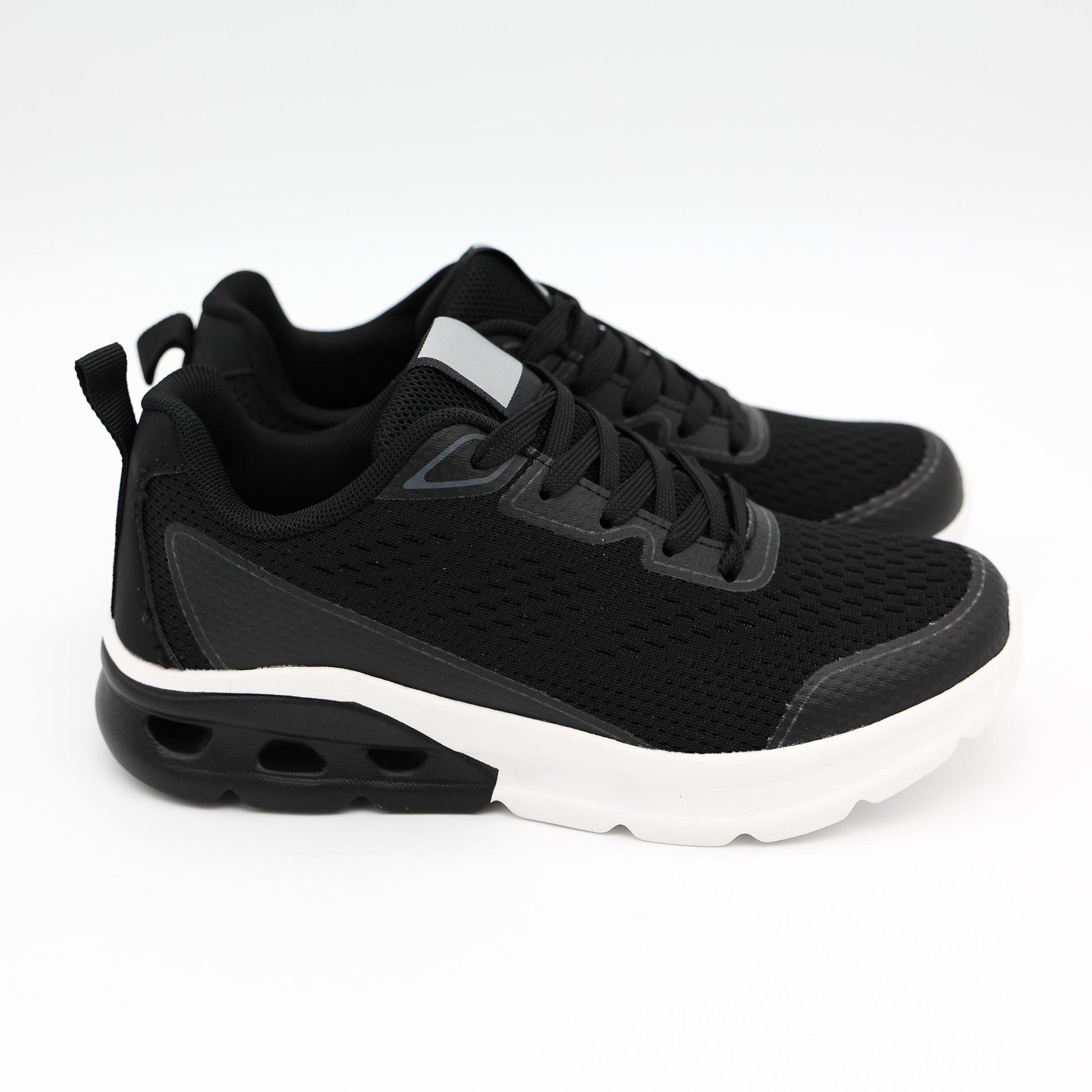 SNEAKERS MESH GOMMATA NERO 