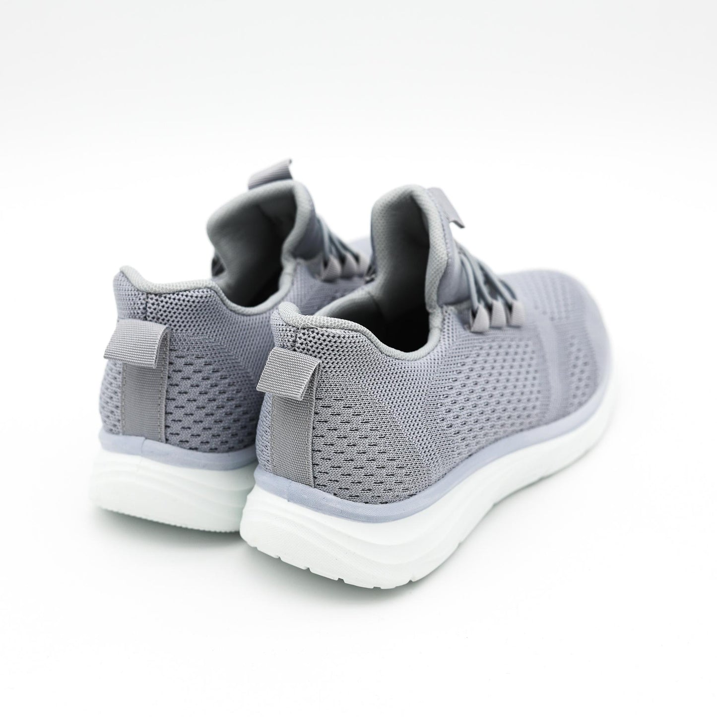 SNEAKERS MESH LACCI GRIGIO 