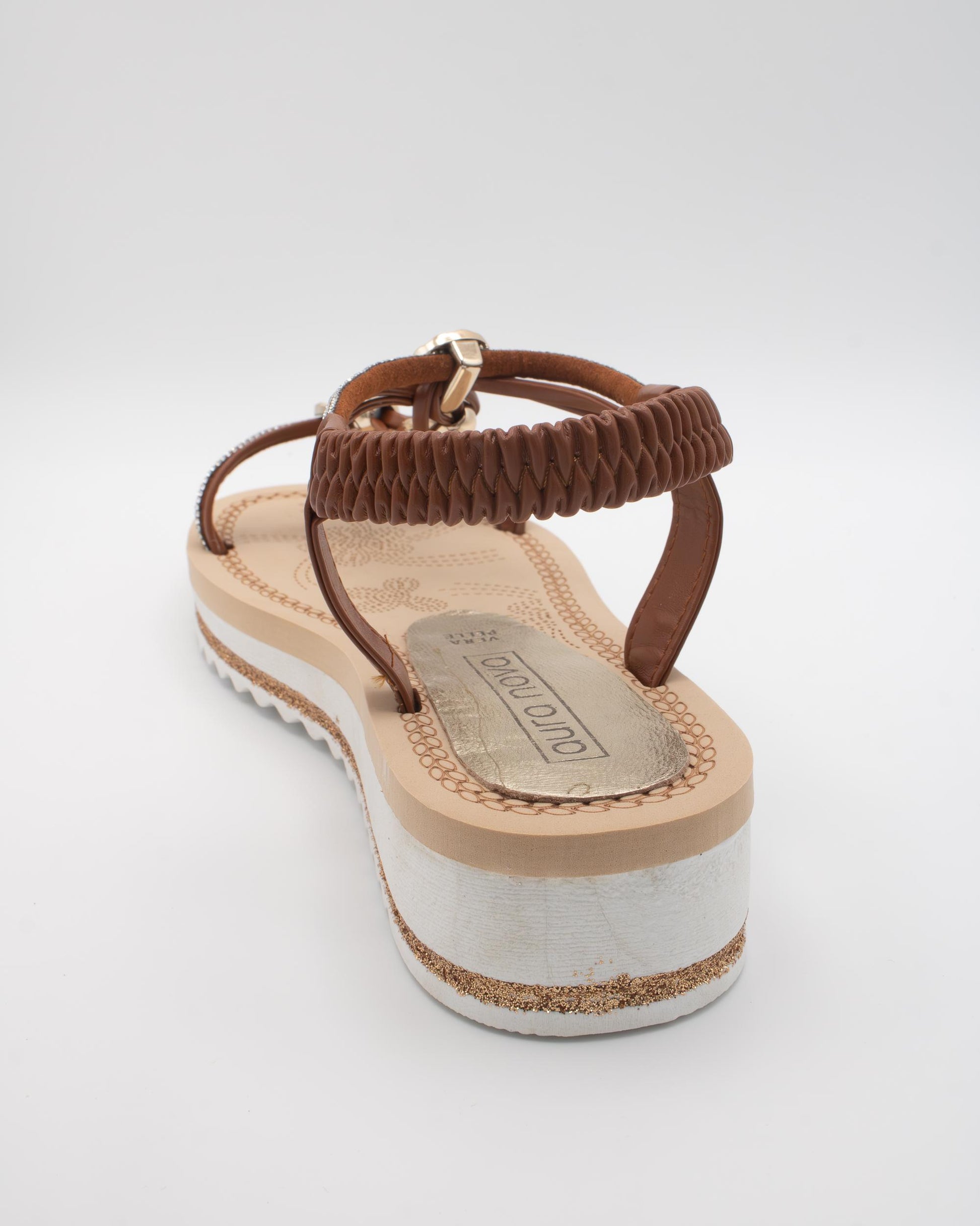 SANDALO ZEPPA GIOIELLO CAMEL 