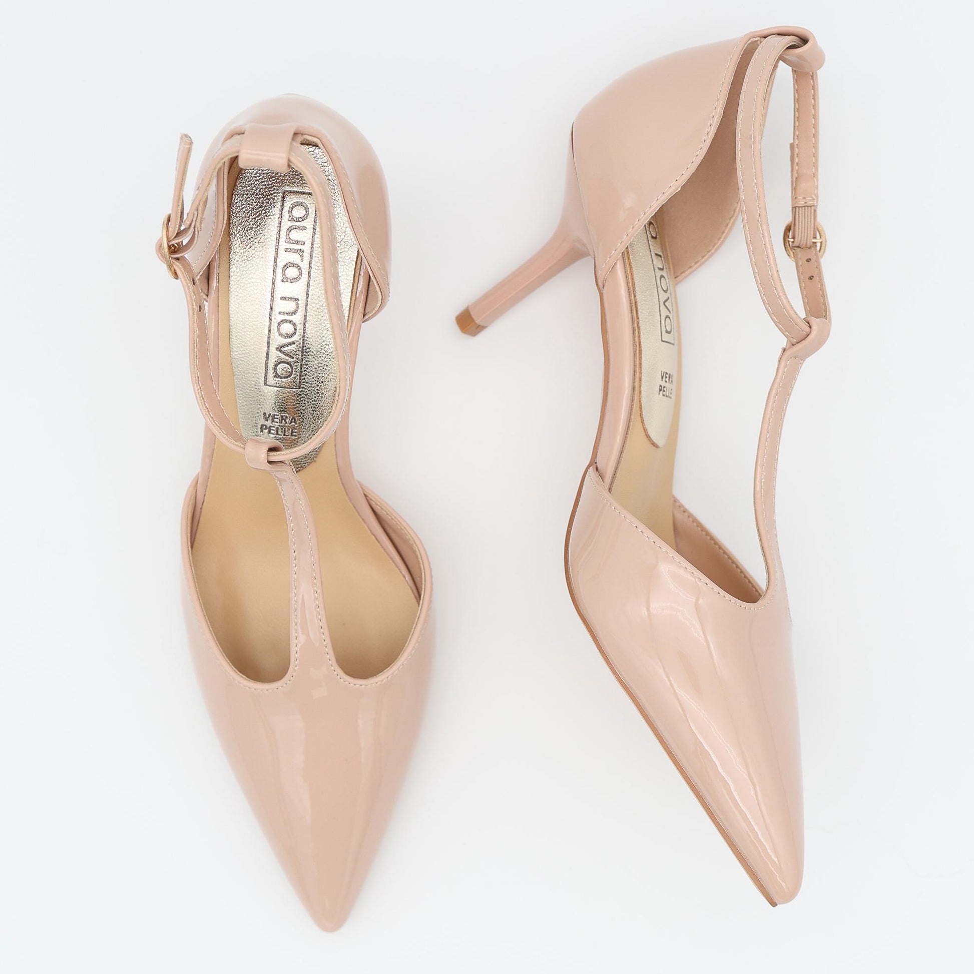 T-BAR CON TACCO NUDE 