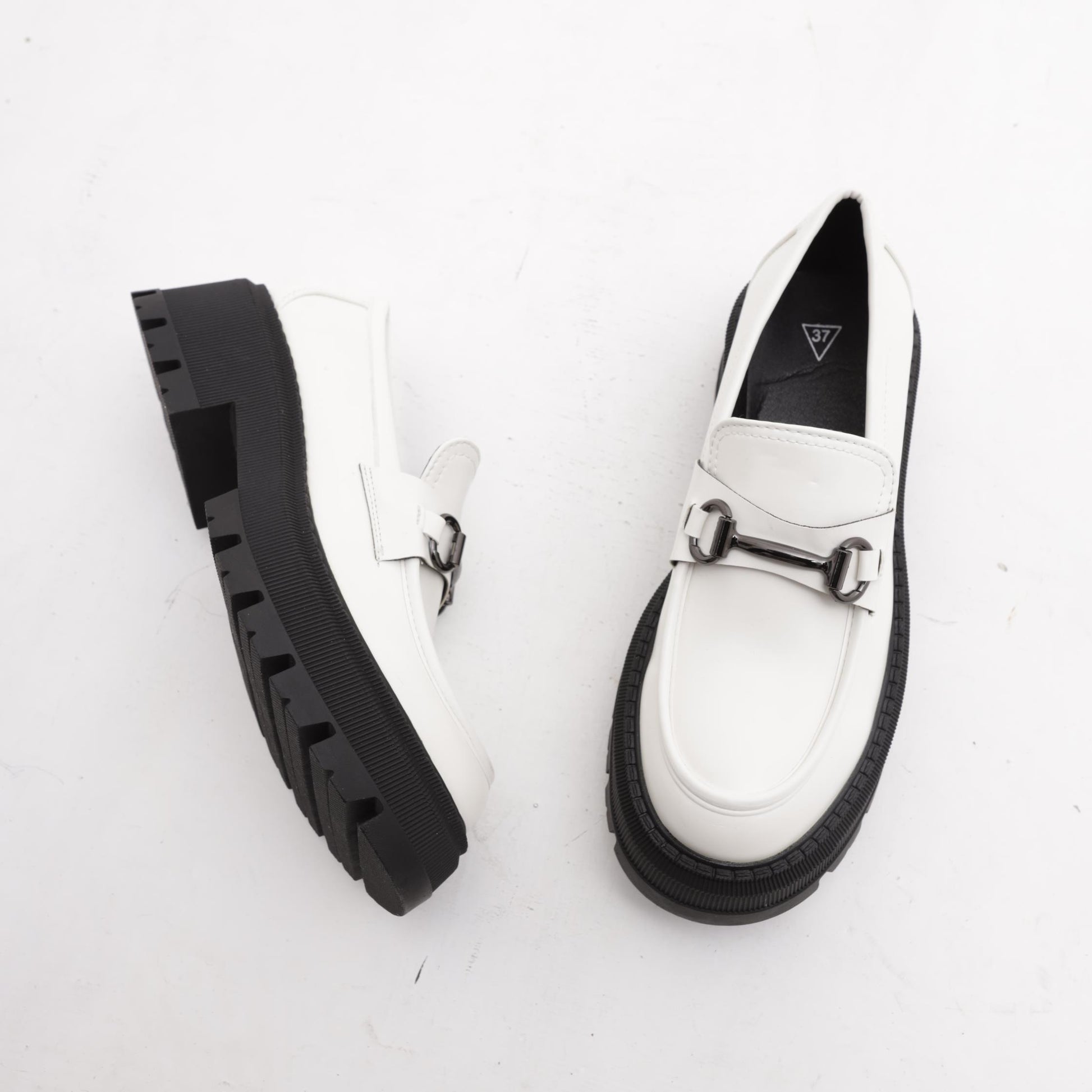 MOCASSINO MORSETTO BIANCO 