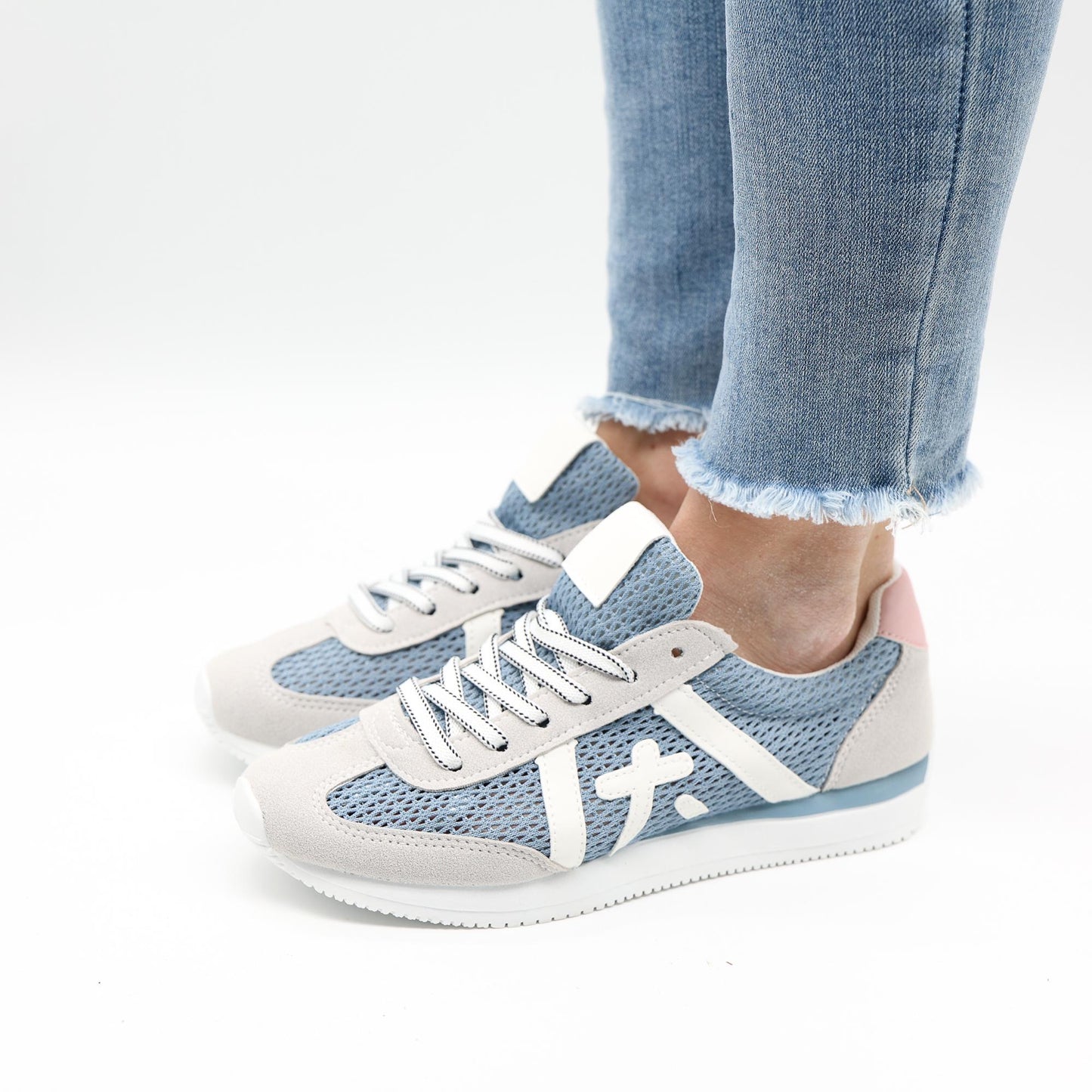 SNEAKERS BONNY MESH BLU 
