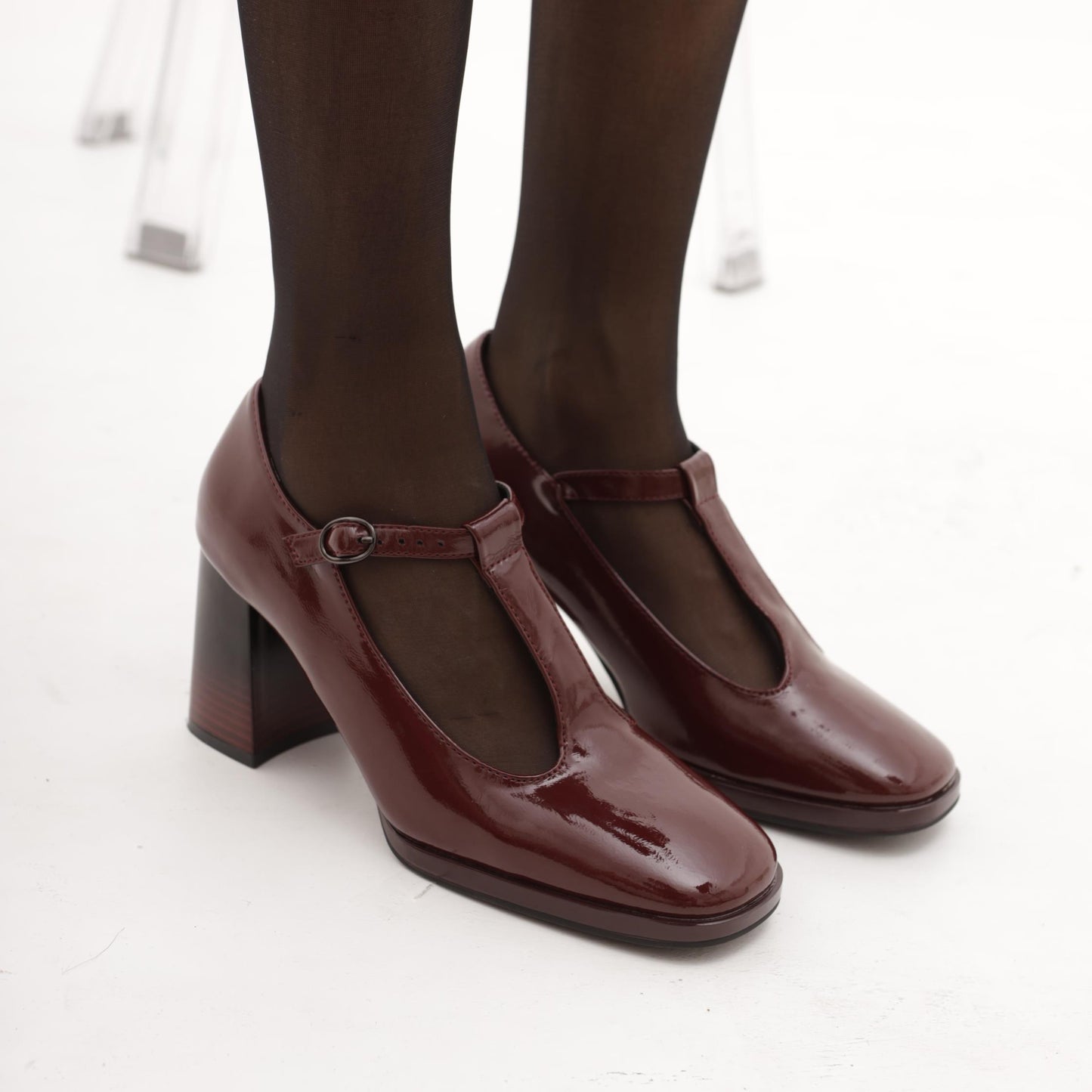 DECOLLETE' BABY TACCO BORDEAUX 