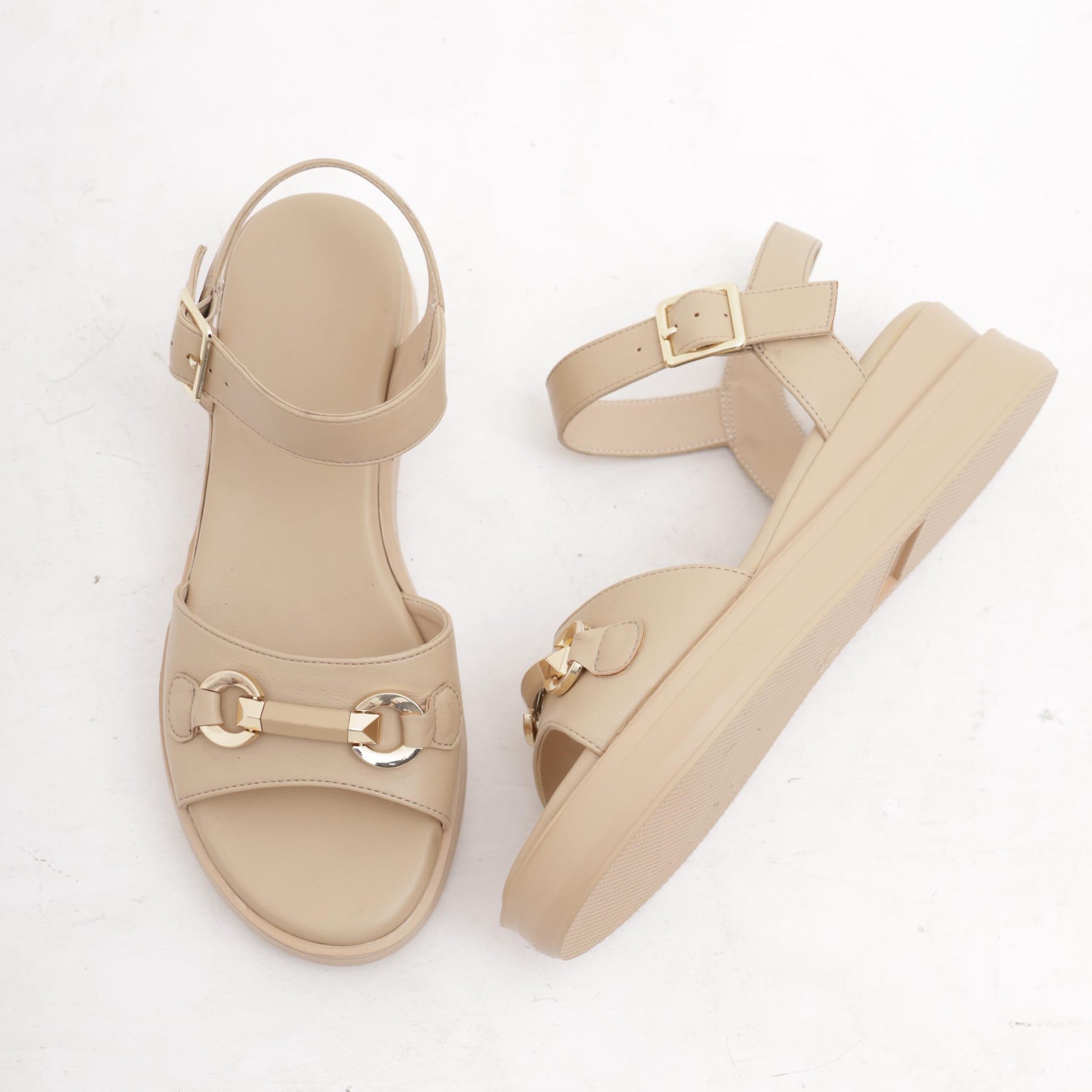 SANDALO ZEPPA MORSETTO BEIGE 