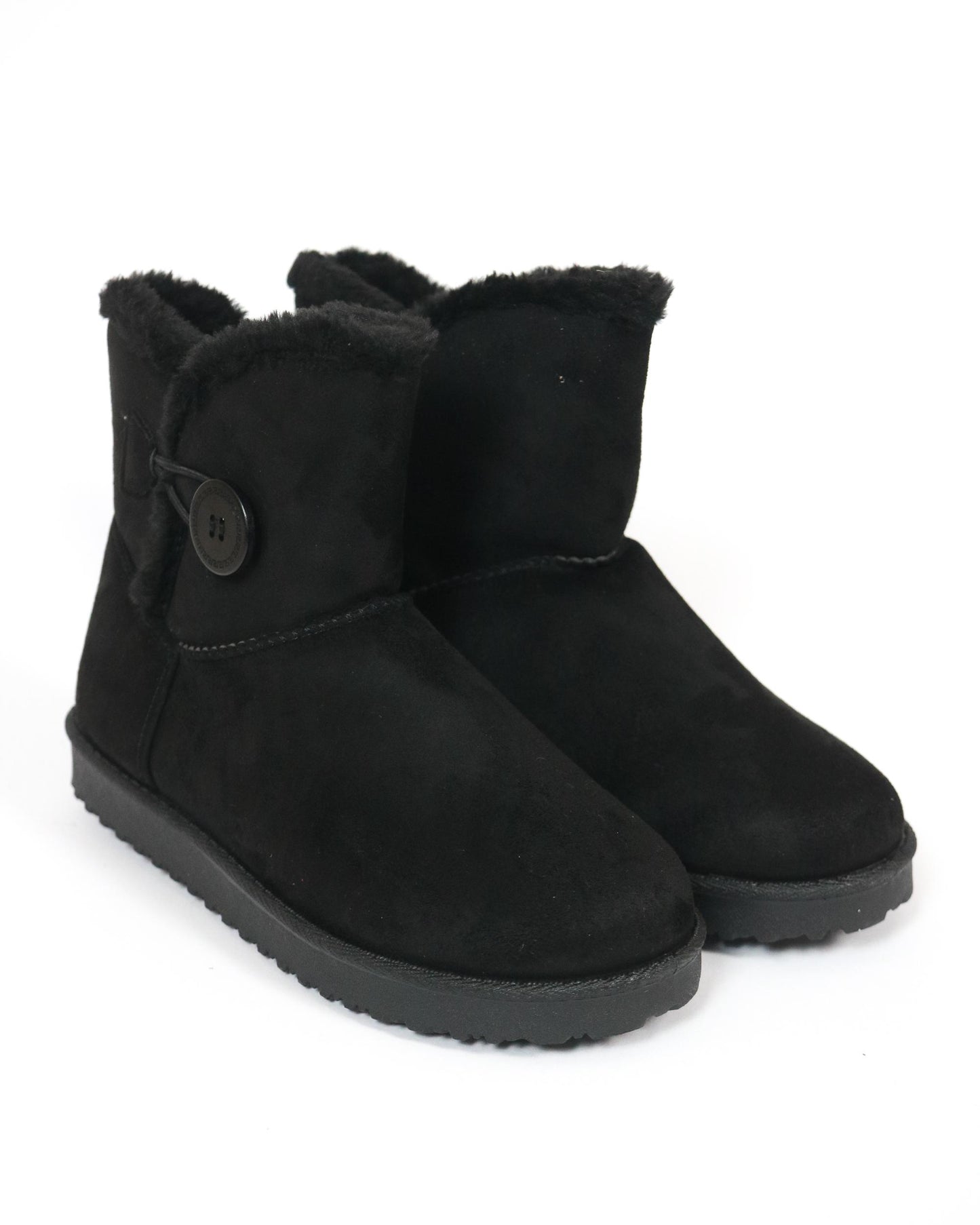 STIVALETTO MAMMUT BOTTONE NERO 