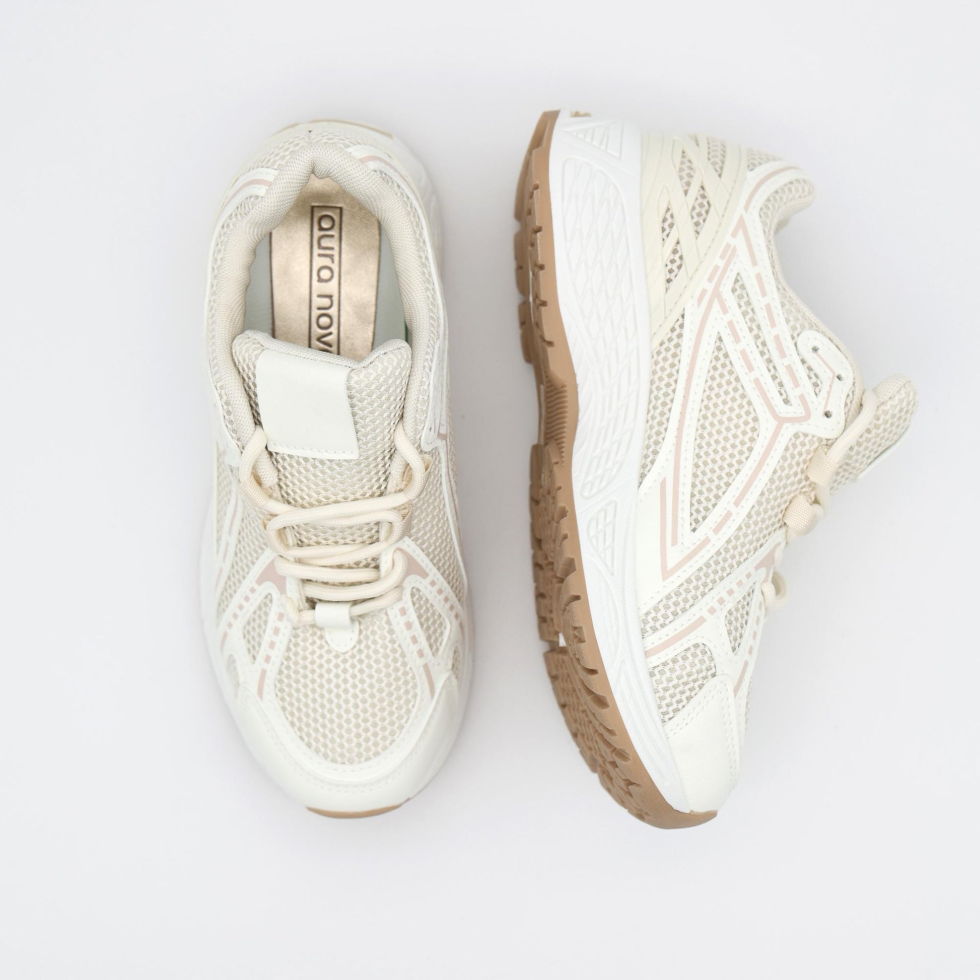 SNEAKERS GEL MESH BEIGE 