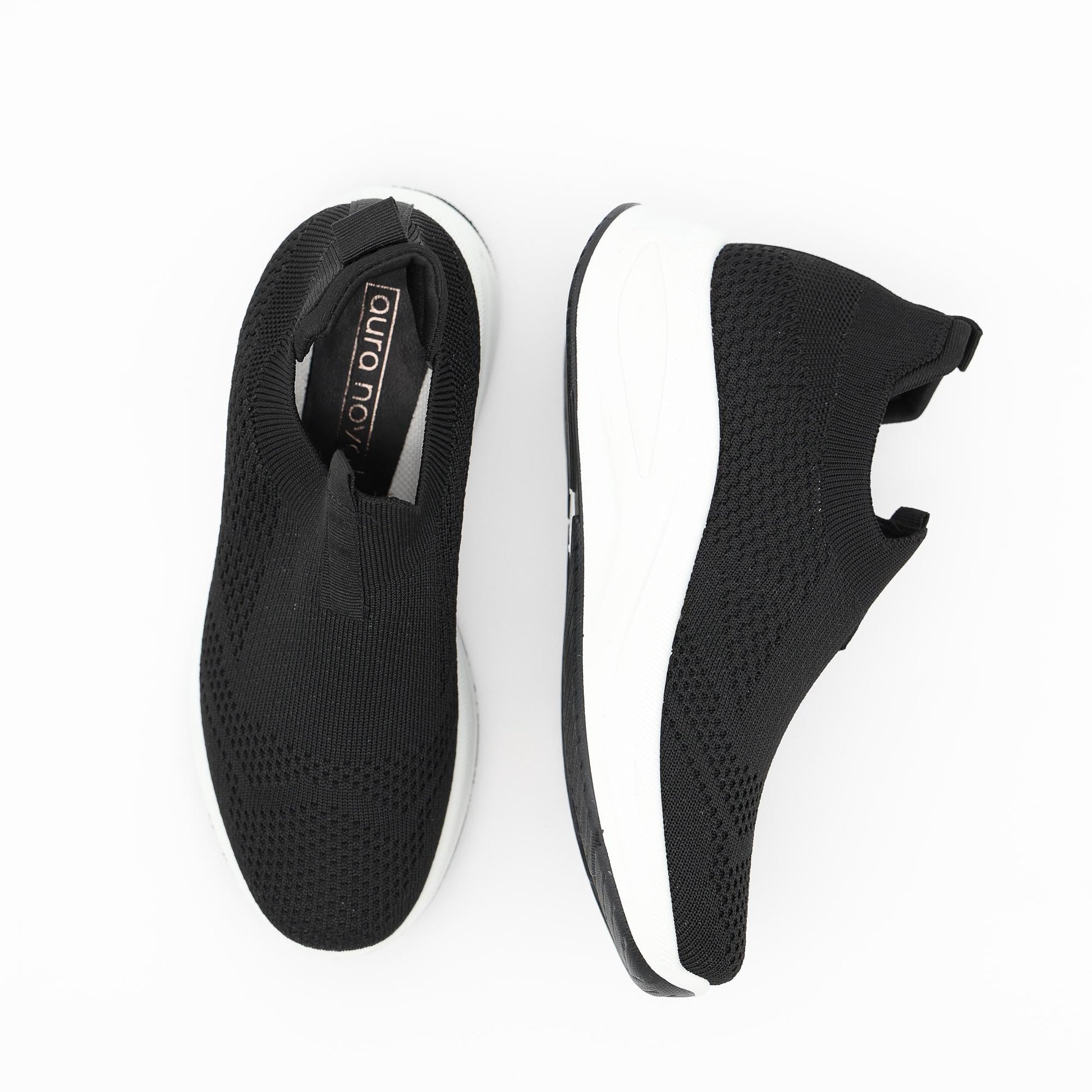 SNEAKERS SLIP-IN MESH NERO 