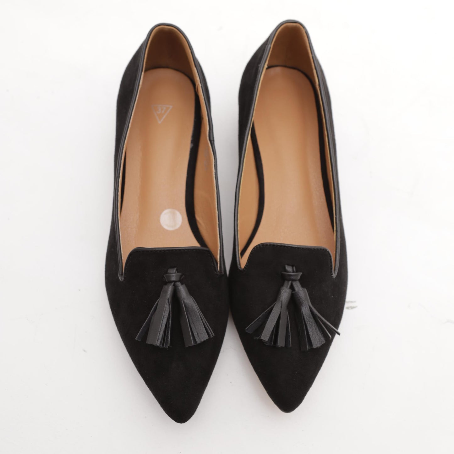 DECOLLETE' BASSA NAPPINE NERO 