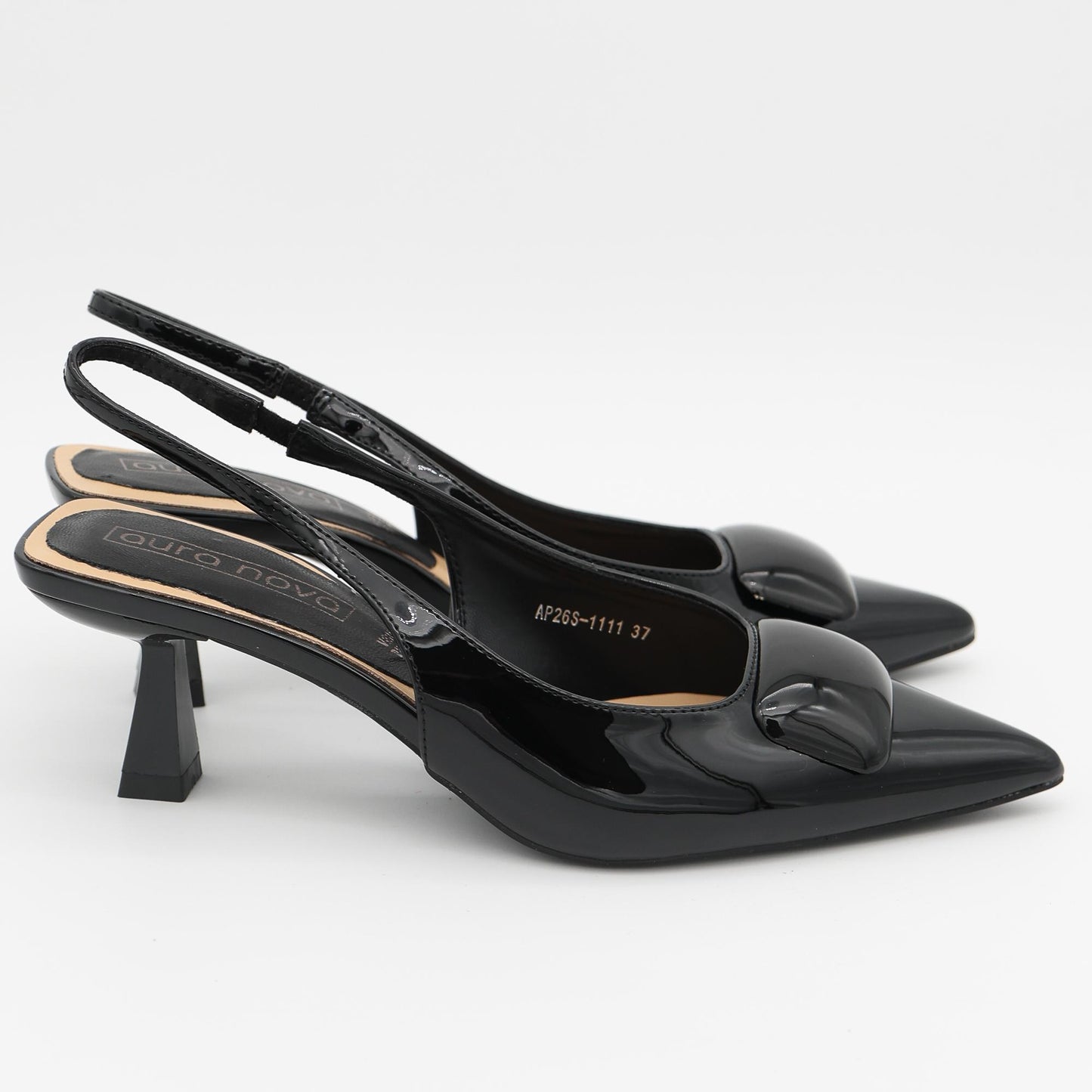SLINGBACK SQUARE NERO 