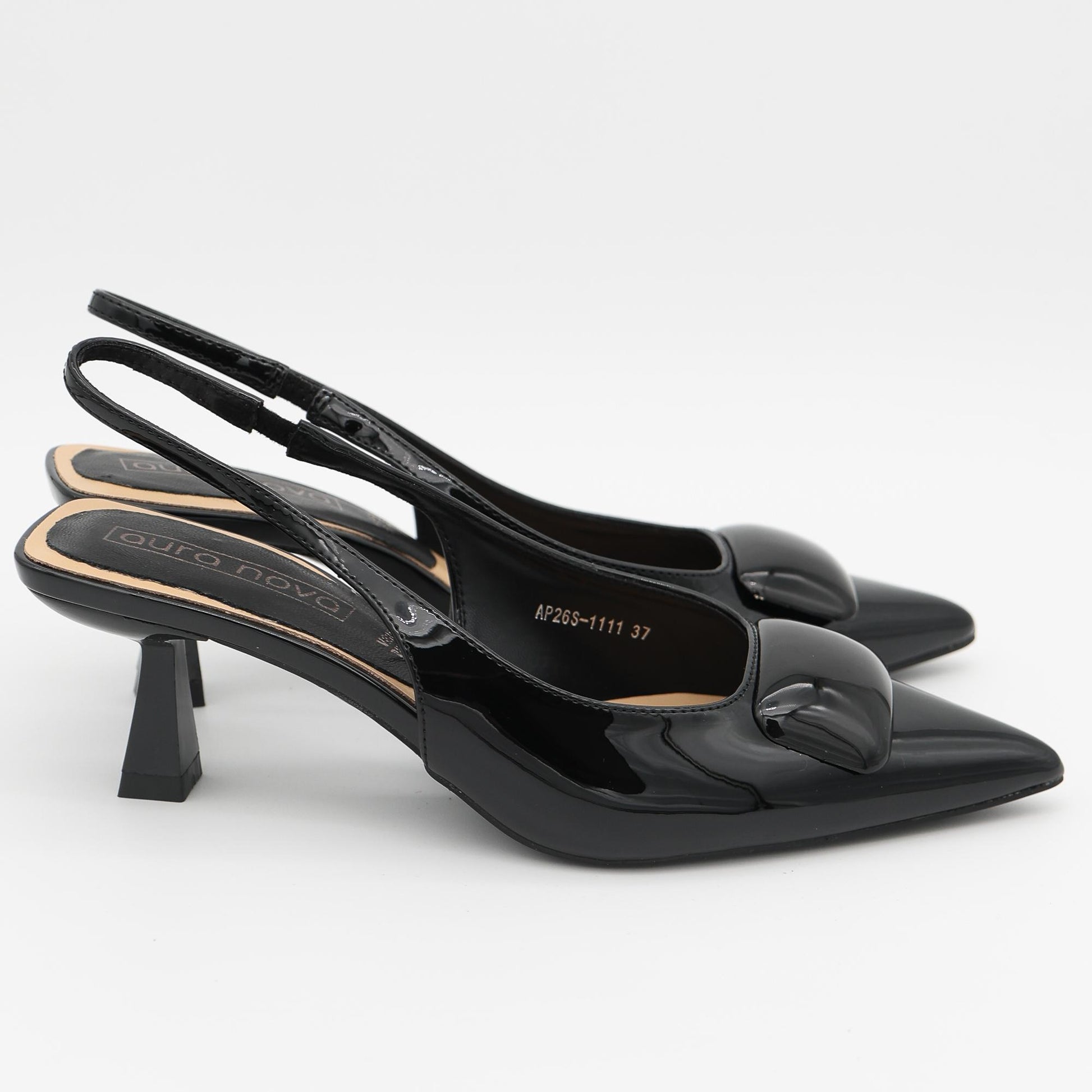 SLINGBACK SQUARE NERO 