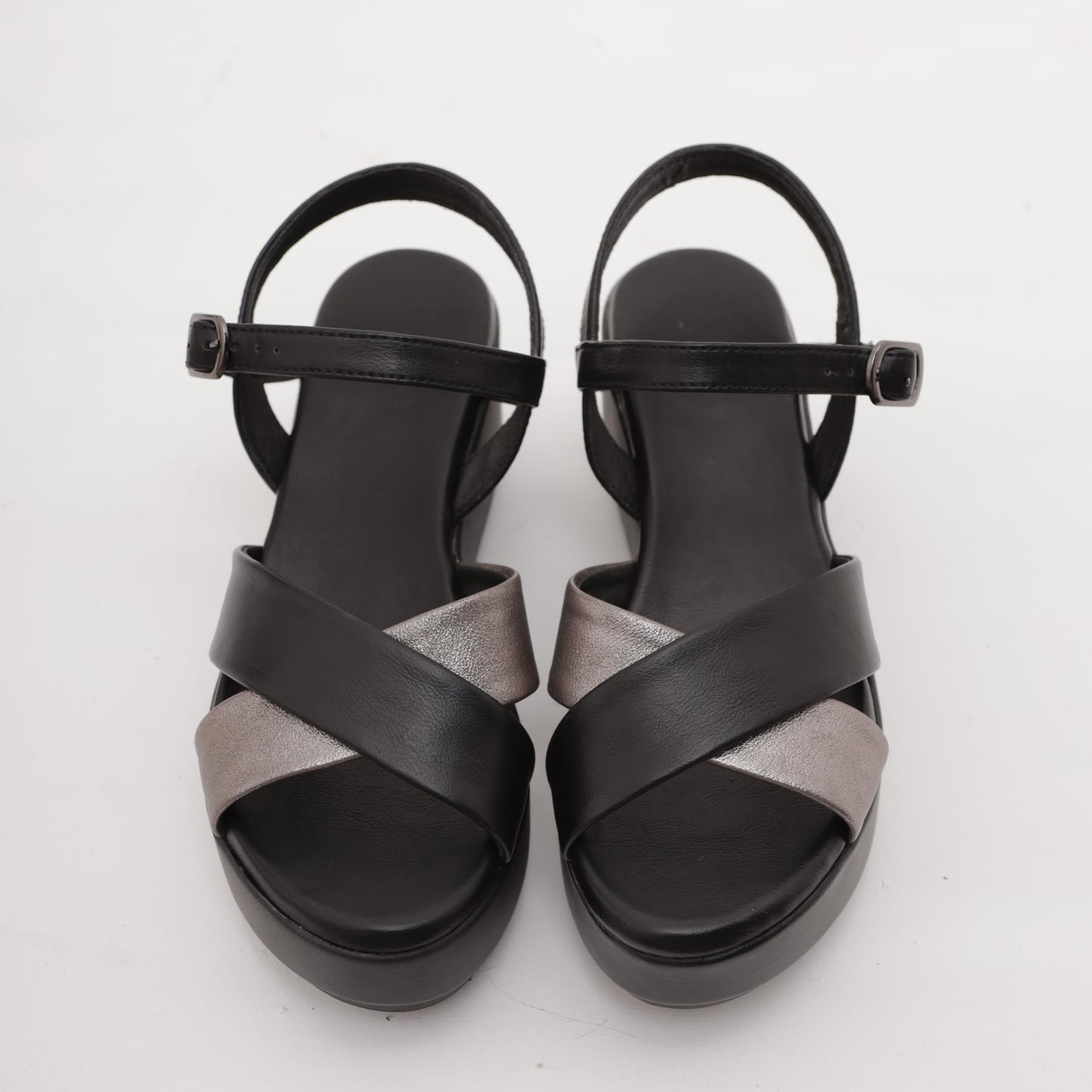 SANDALO ZEPPA INCROCIO NERO 