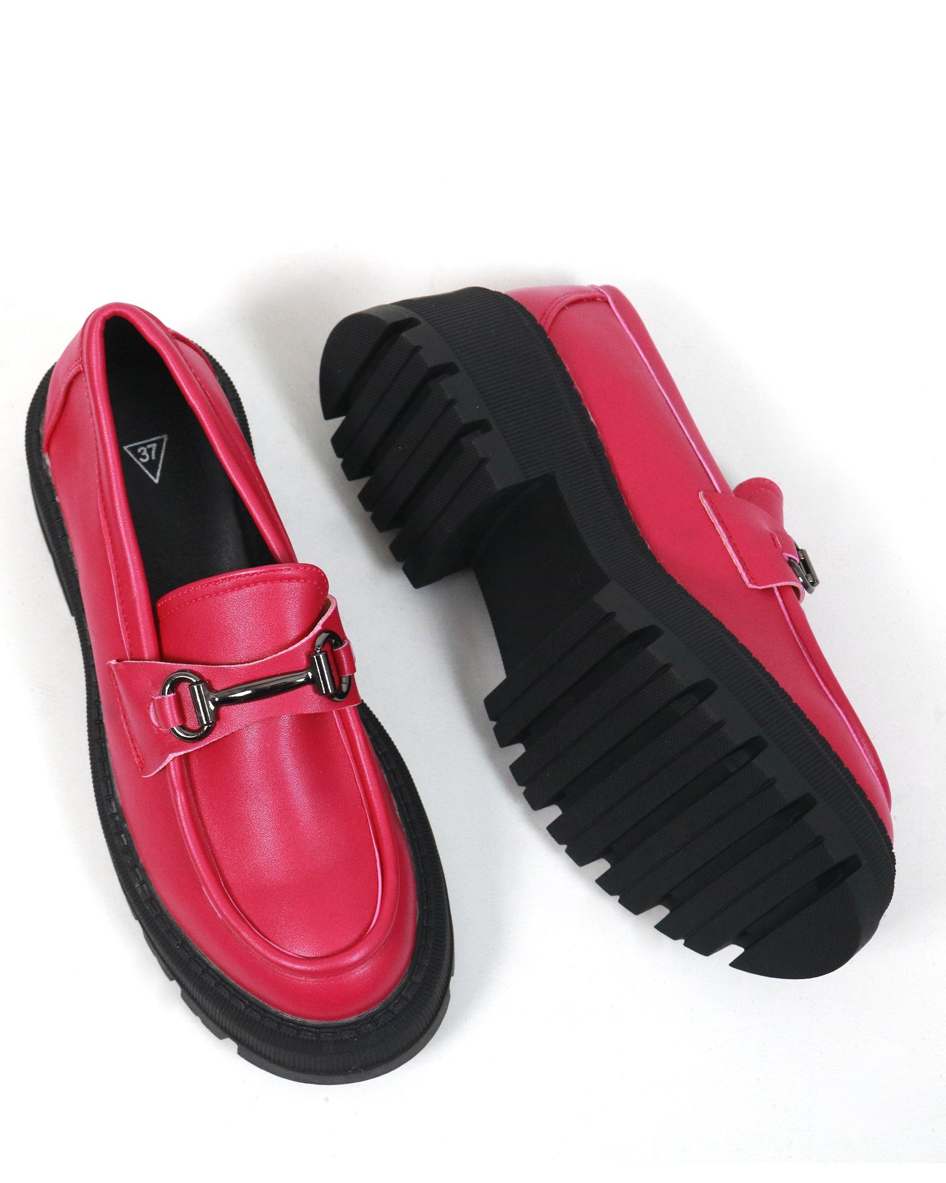 MOCASSINO MORSETTO FUXIA 