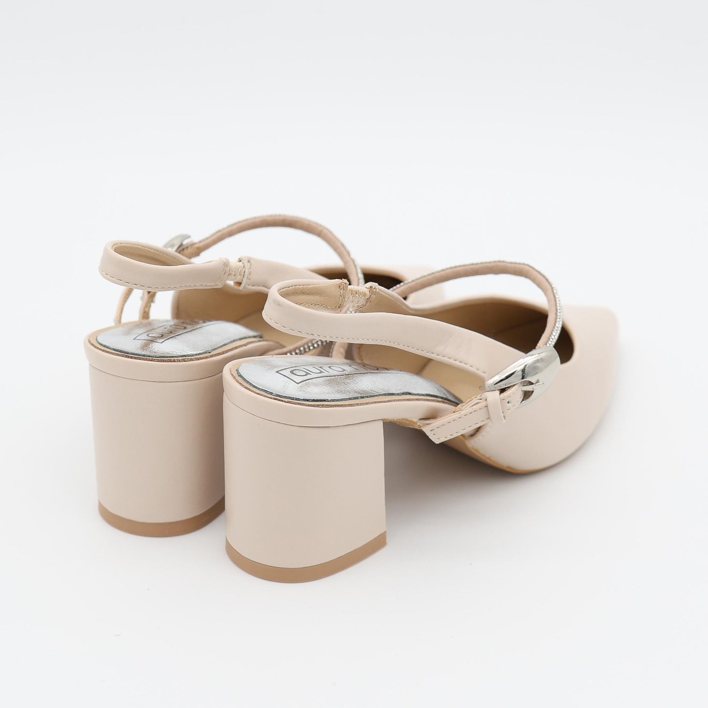 SLINGBACK BRILLANTINI BEIGE 