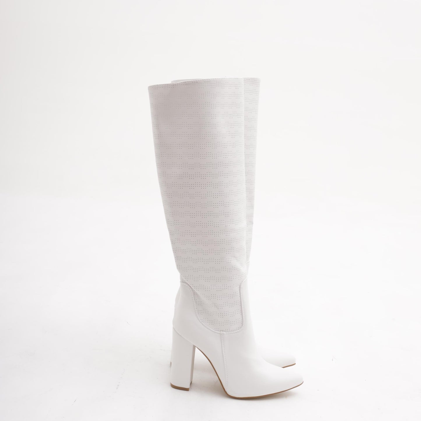 STIVALE TACCO MICROFORATO BIANCO 