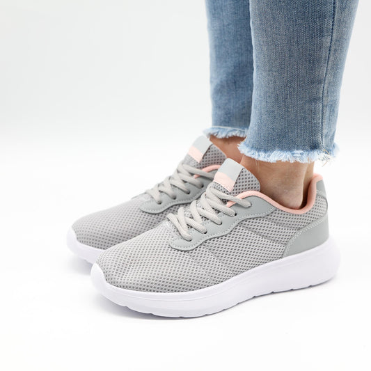 SNEAKERS MESH GRIGIO 