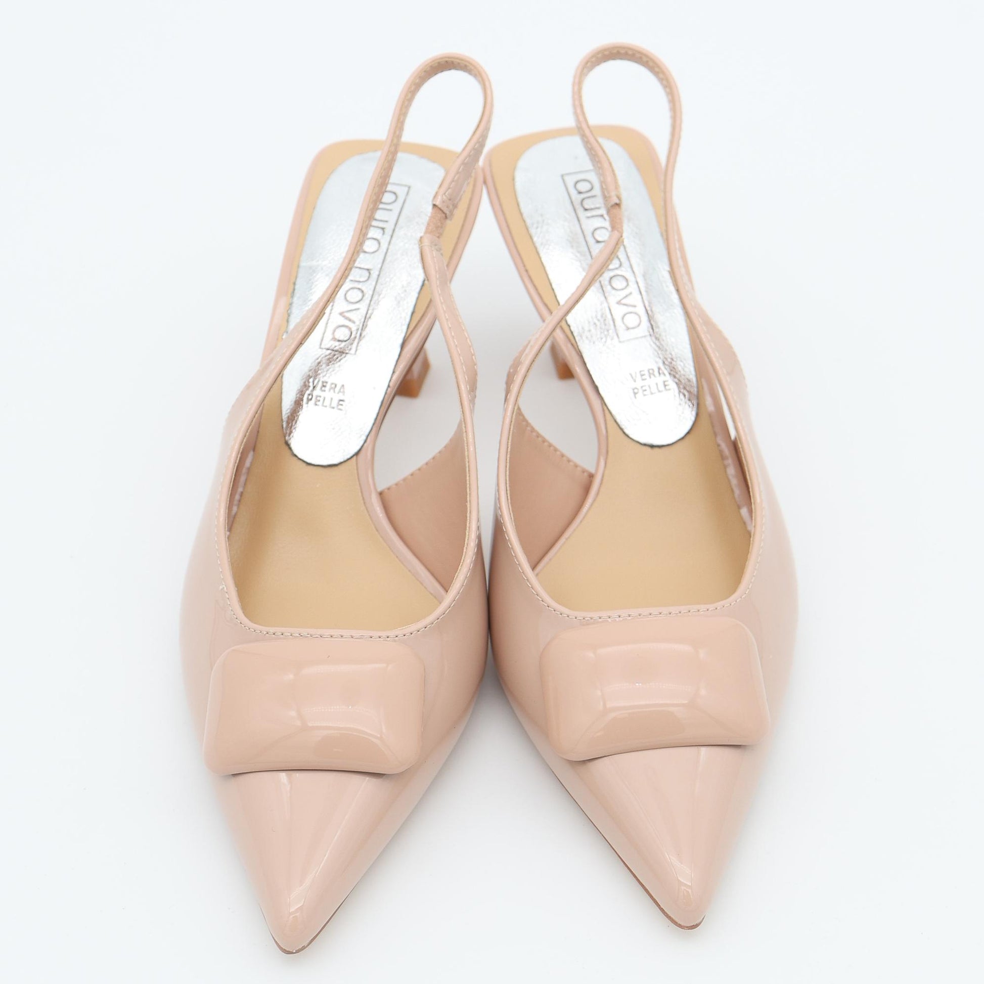 SLINGBACK SQUARE NUDE 