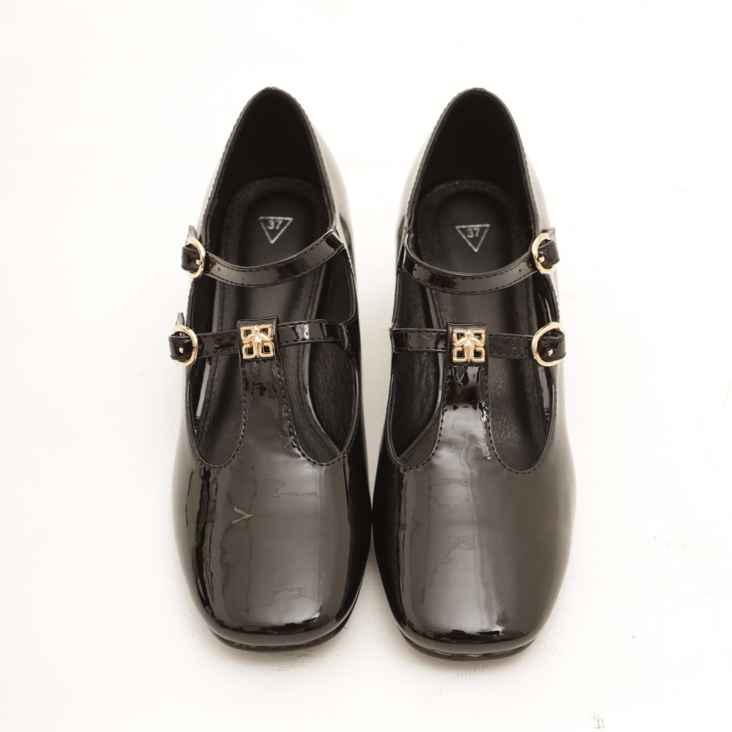 MARY JANE BABY 2 CINTURINI NERO 