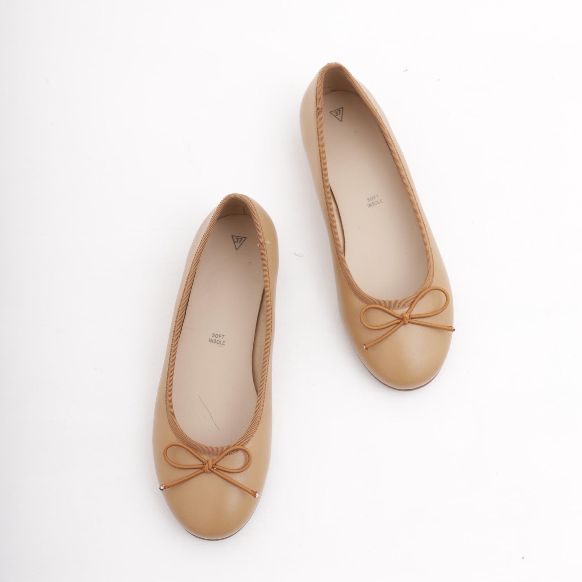 BALLERINA SEMPLICE CUOIO 