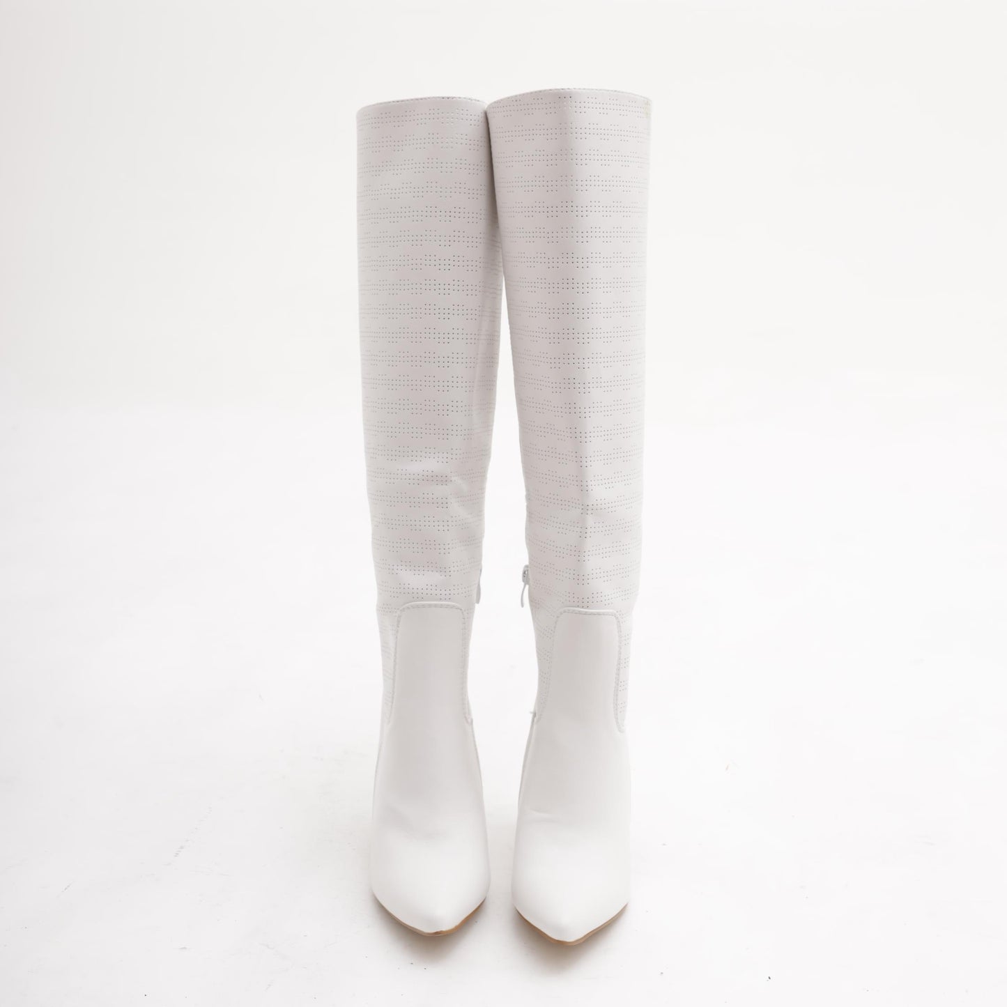 STIVALE TACCO MICROFORATO BIANCO 