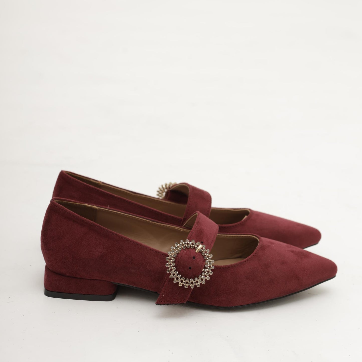 MARY JANE FLAT BORDEAUX 