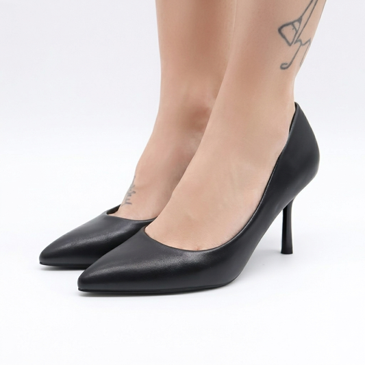 DECOLLETE TACCO NERO 