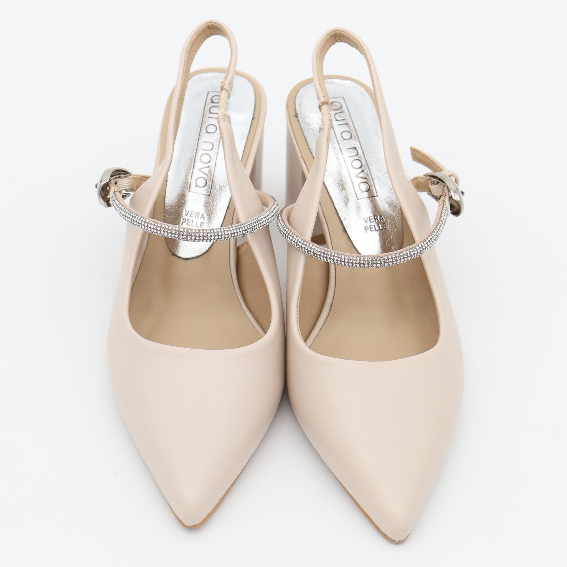 SLINGBACK BRILLANTINI BEIGE 