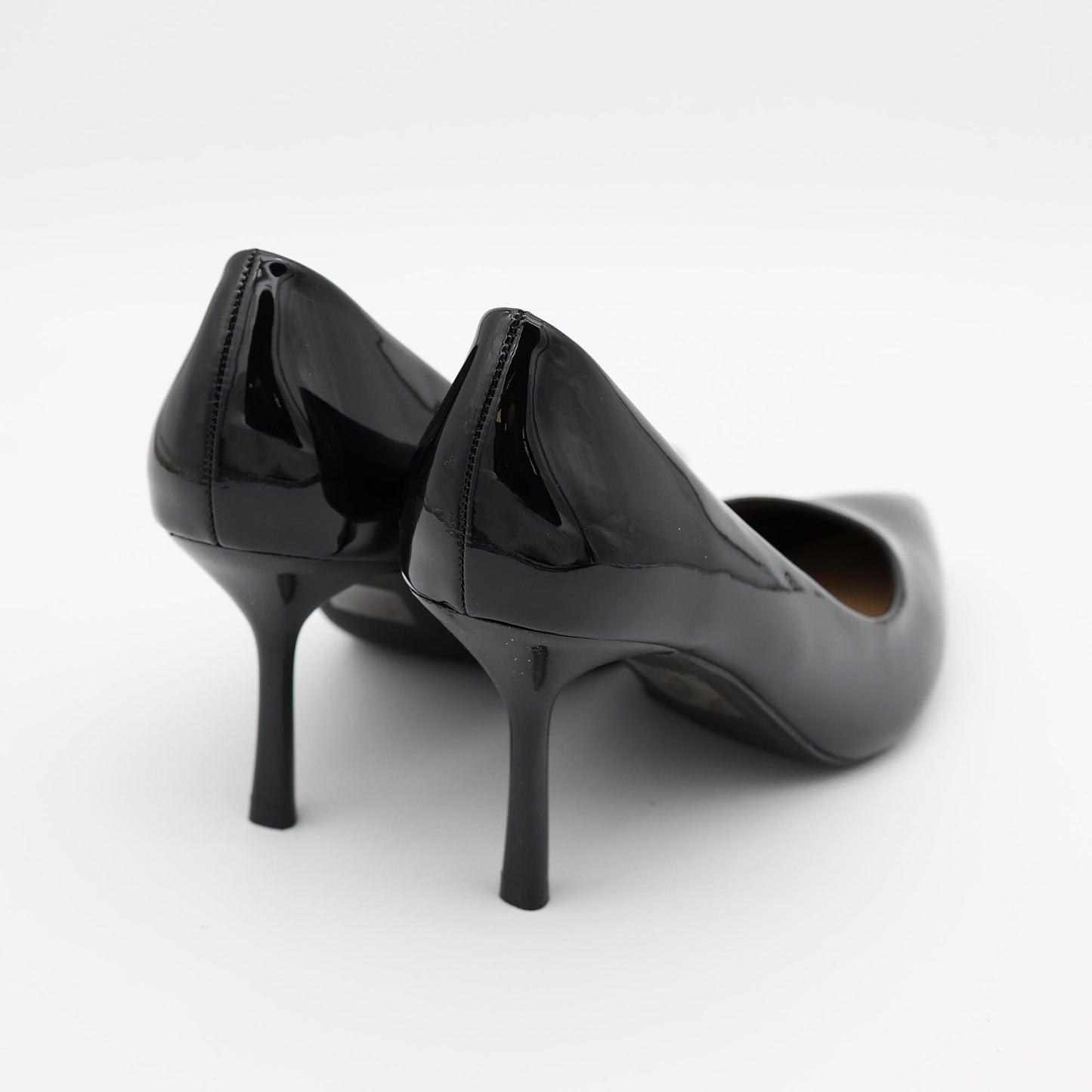 DECOLLETE TACCO VERNICE NERO 