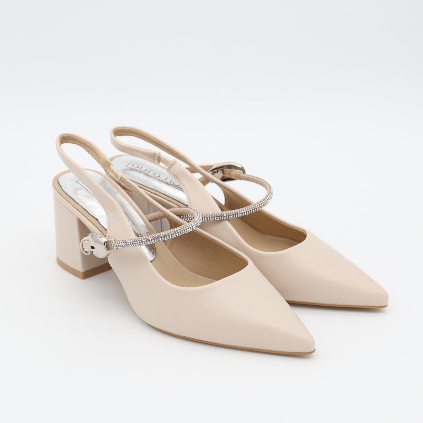 SLINGBACK BRILLANTINI BEIGE 