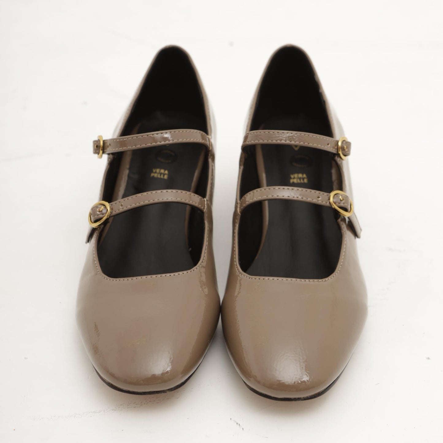 MARY JANE TACCO 2 CINTURINI TAUPE 