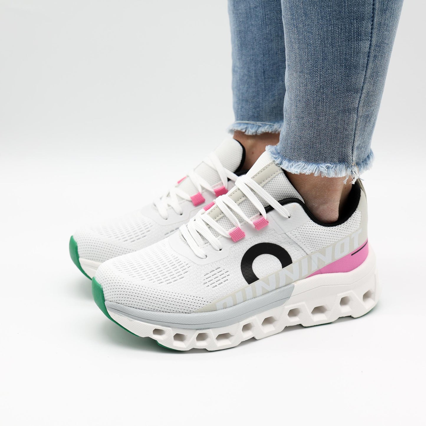 SNEAKERS MESH CLOUD BIANCO 