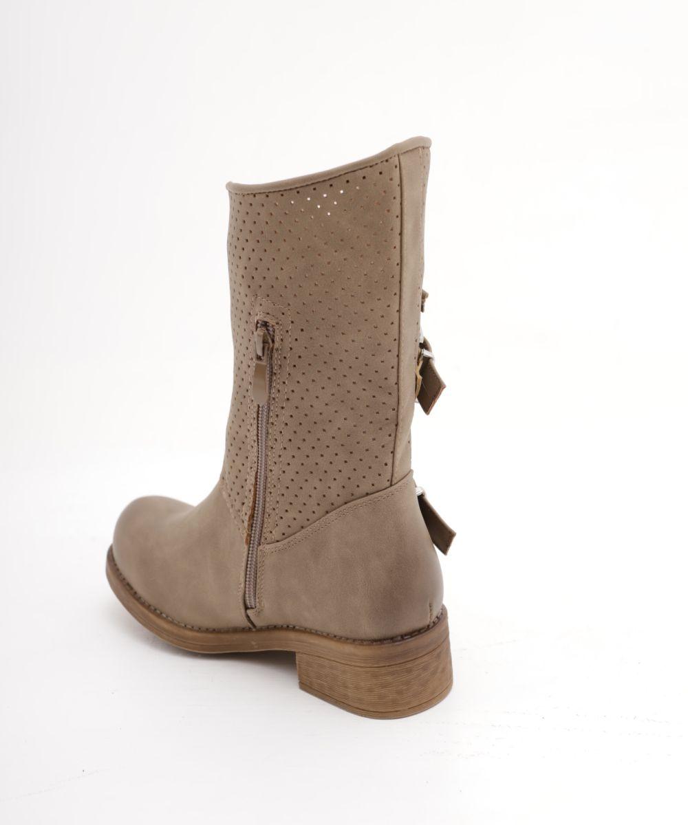 STIVALETTO FIBBIE TORTORA 