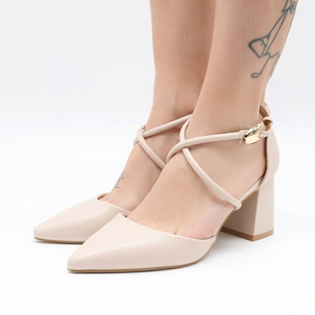 DECOLLETE D'ORSAY INCROCIO BEIGE 