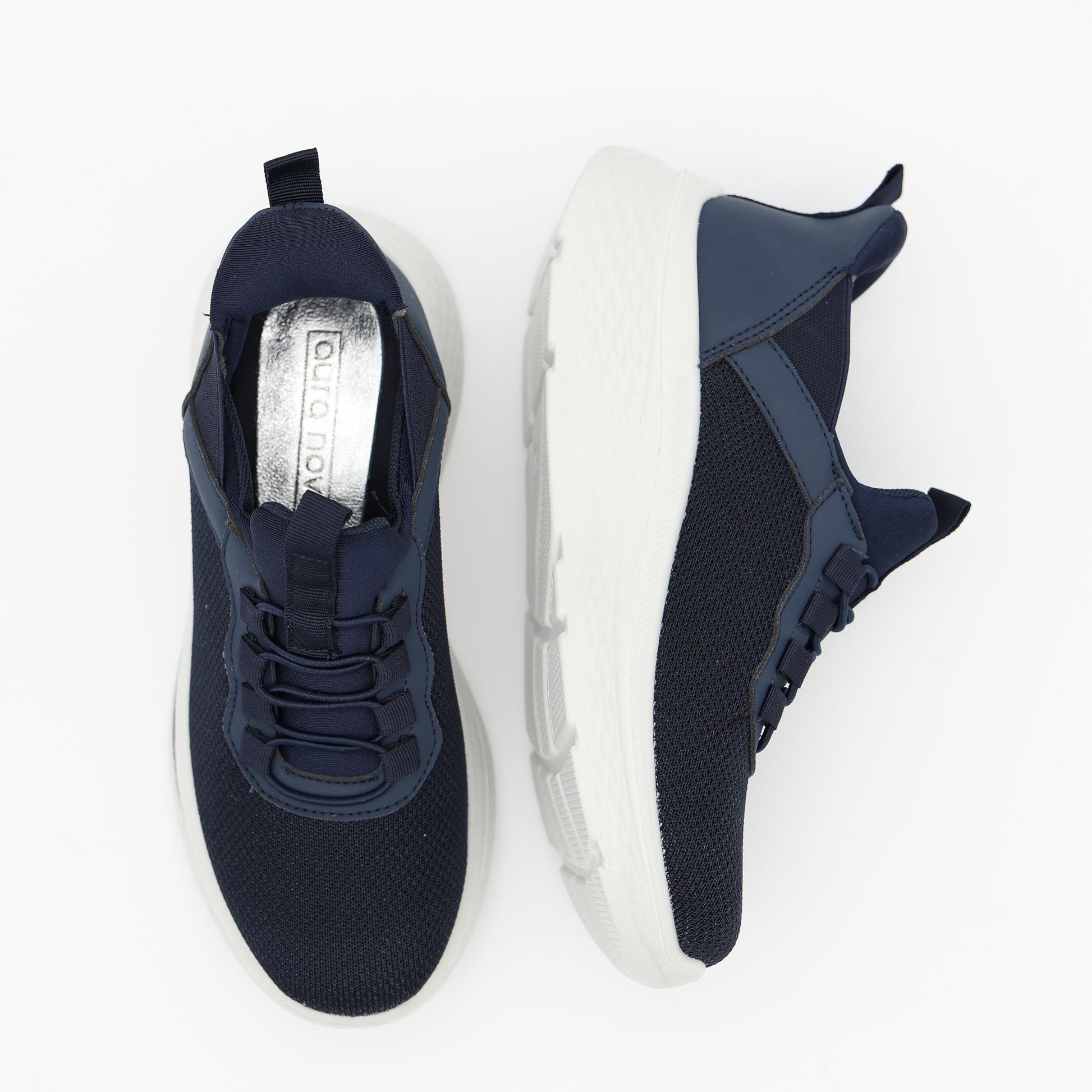 SNEAKERS MESH ELASTICI BLU NAVY 