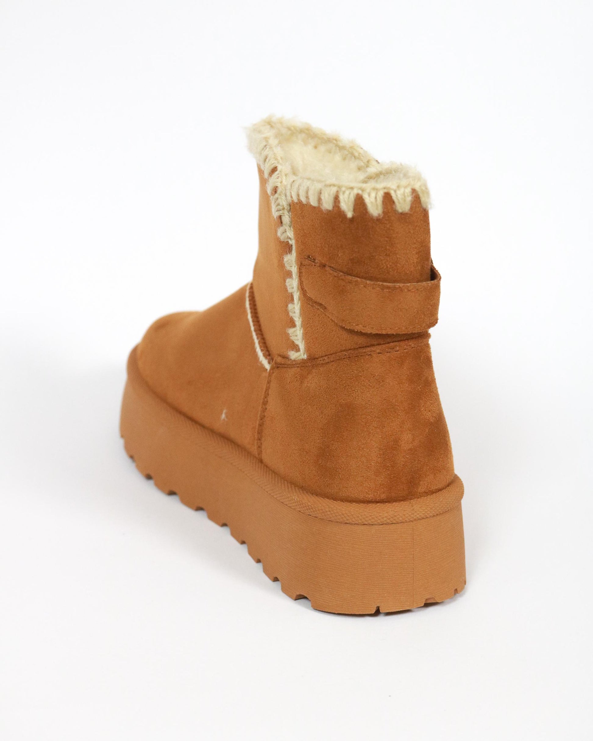 STIVALETTO MAMMUT BORDO LANA CAMEL 