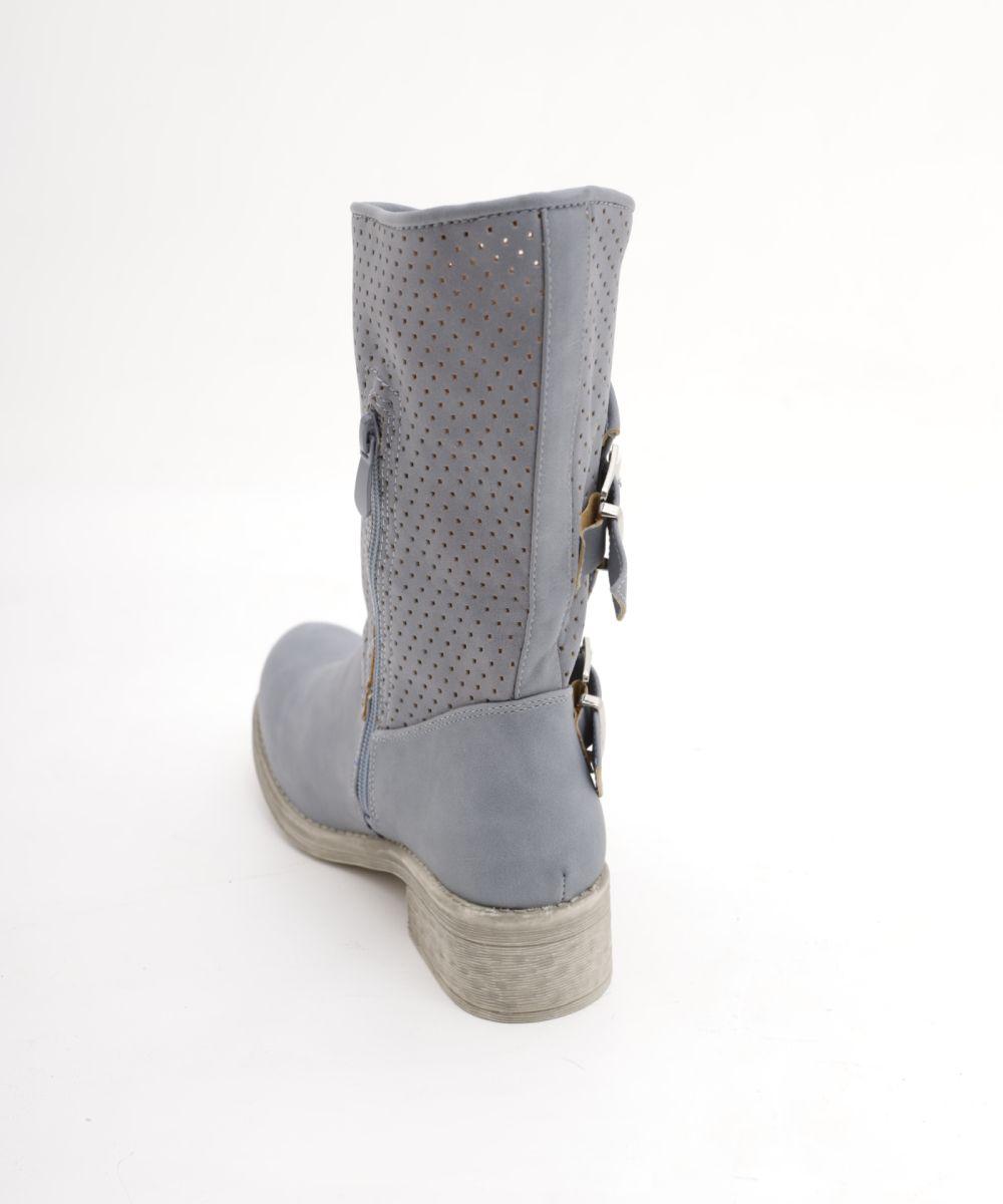 STIVALETTO FIBBIE JEANS 