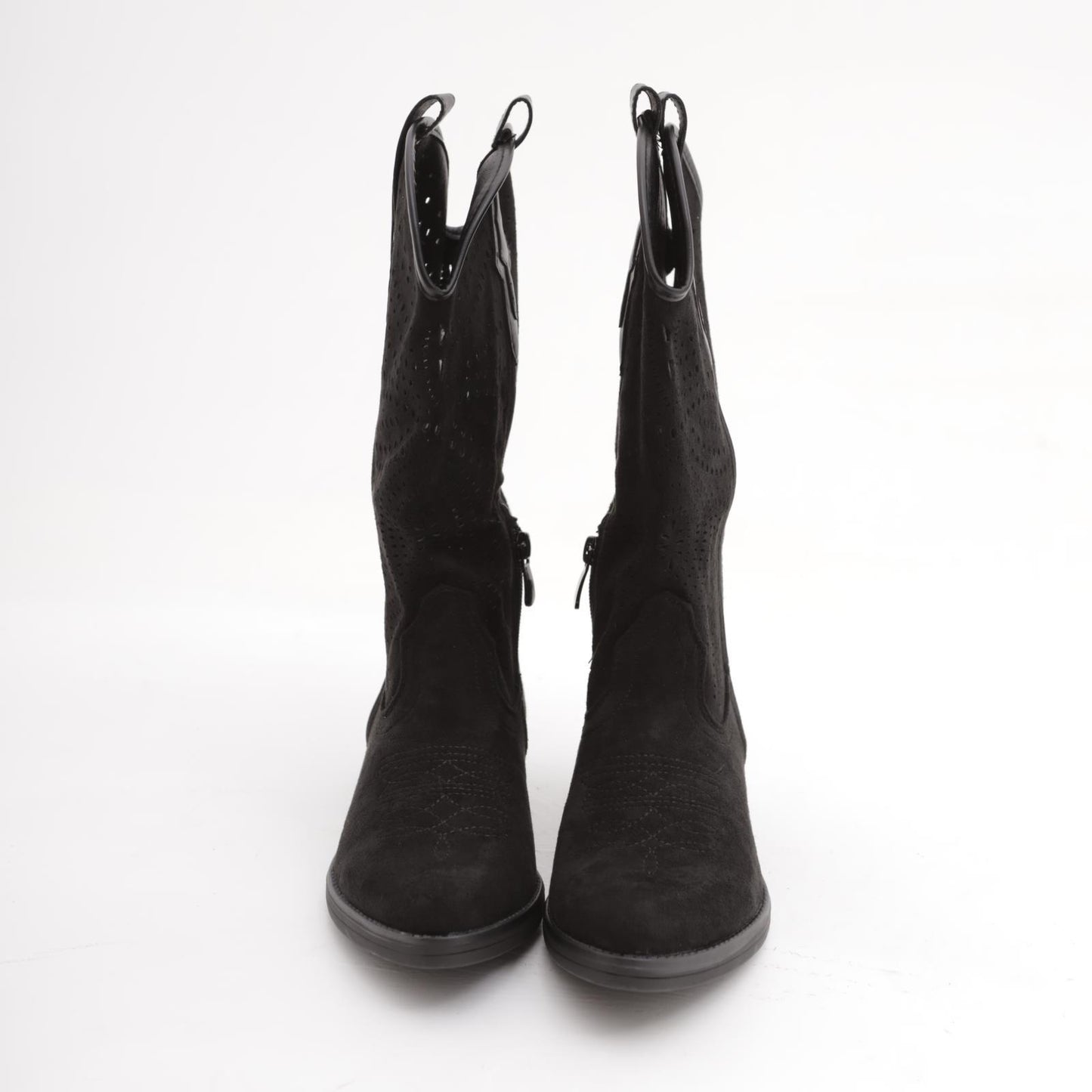 TEXANO TRAFORATO FLAT NERO 