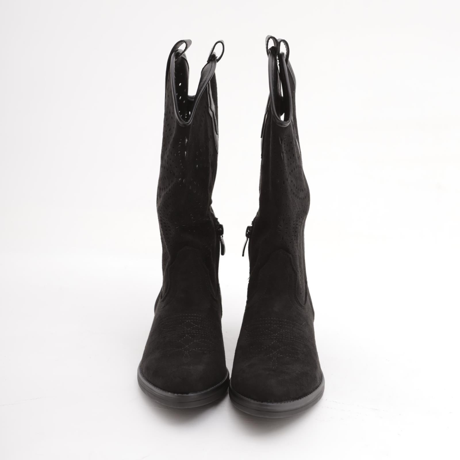 TEXANO TRAFORATO FLAT NERO 