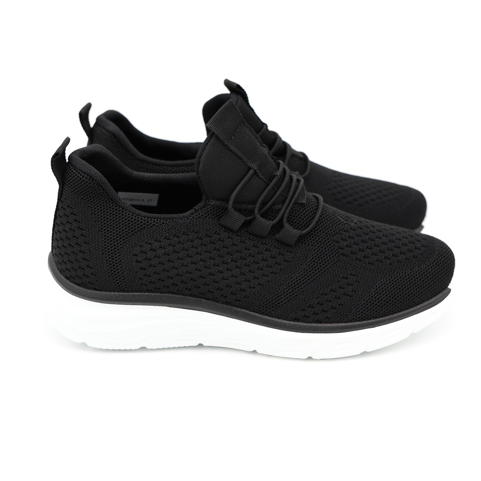 SNEAKERS MESH LACCI NERO 