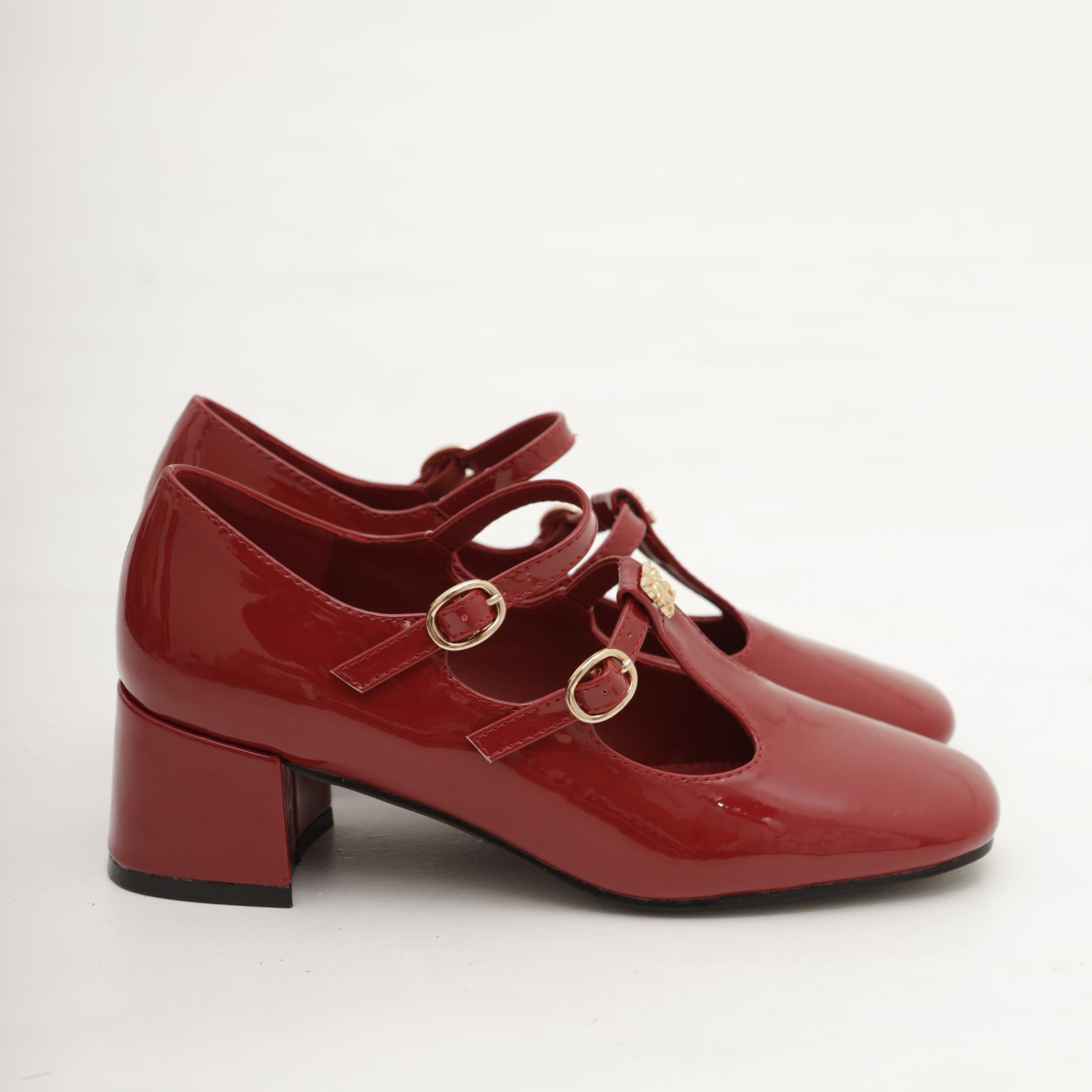 MARY JANE BABY 2 CINTURINI BORDEAUX 