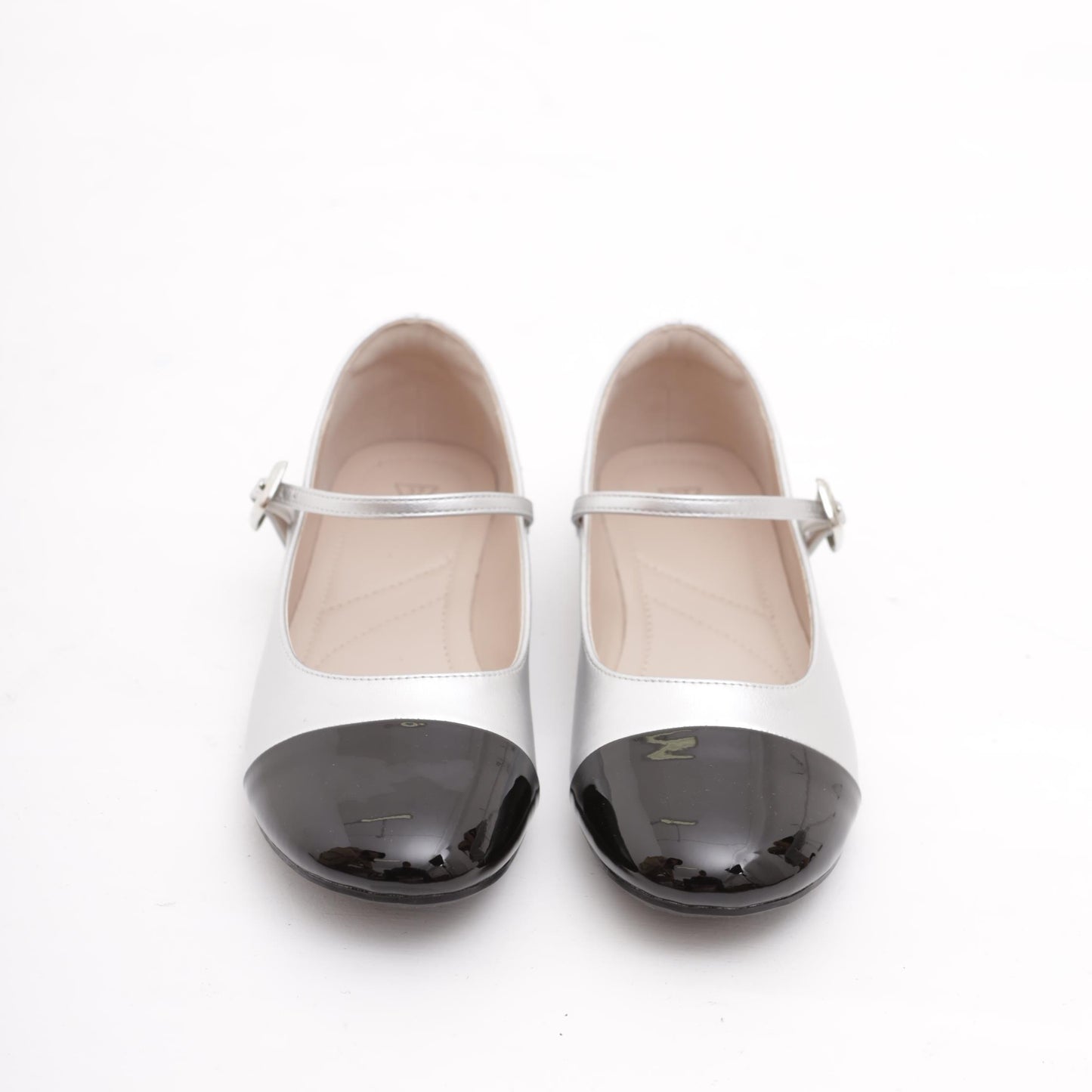 MARY JANE FLAT CON PUNTALE ARGENTO 