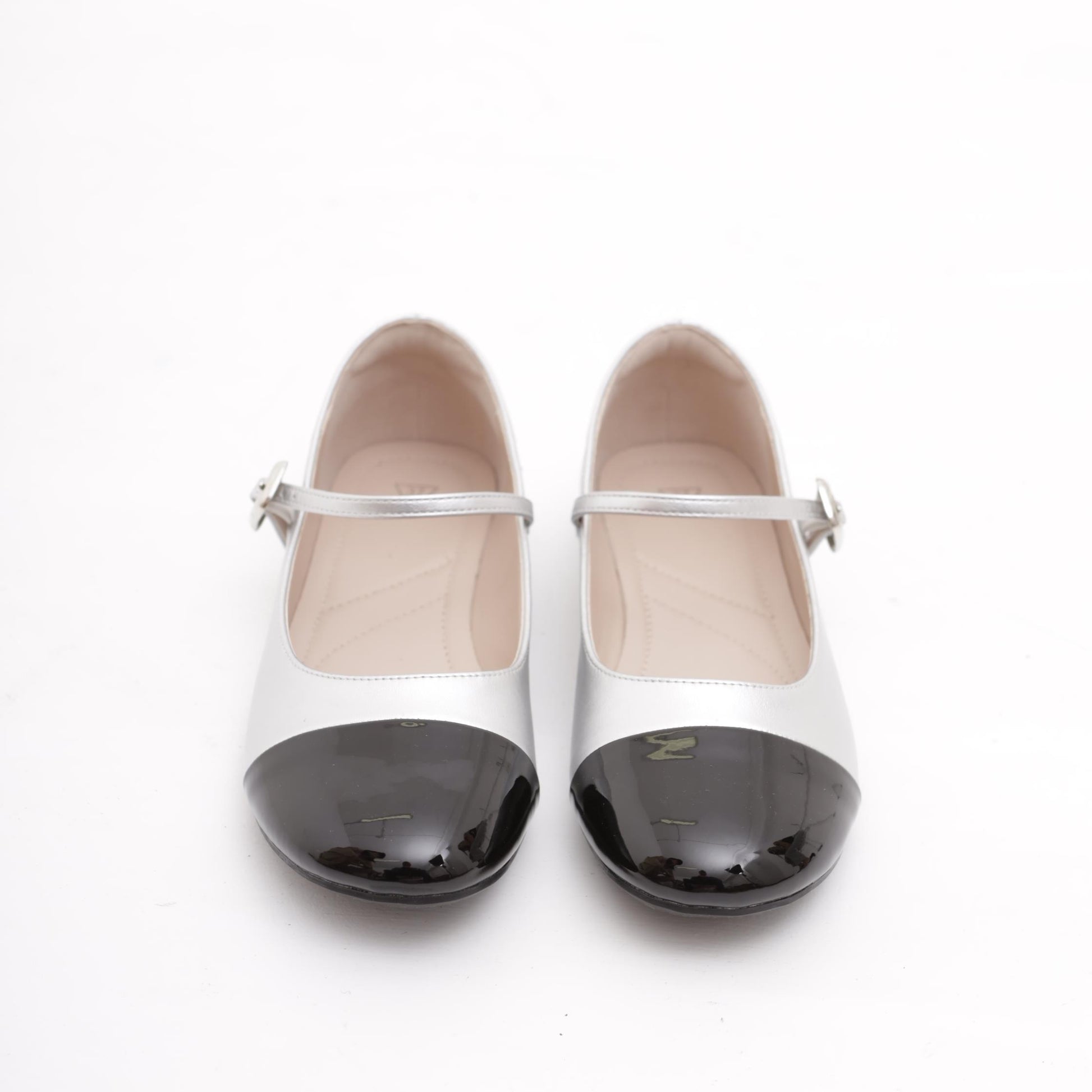 MARY JANE FLAT CON PUNTALE ARGENTO 