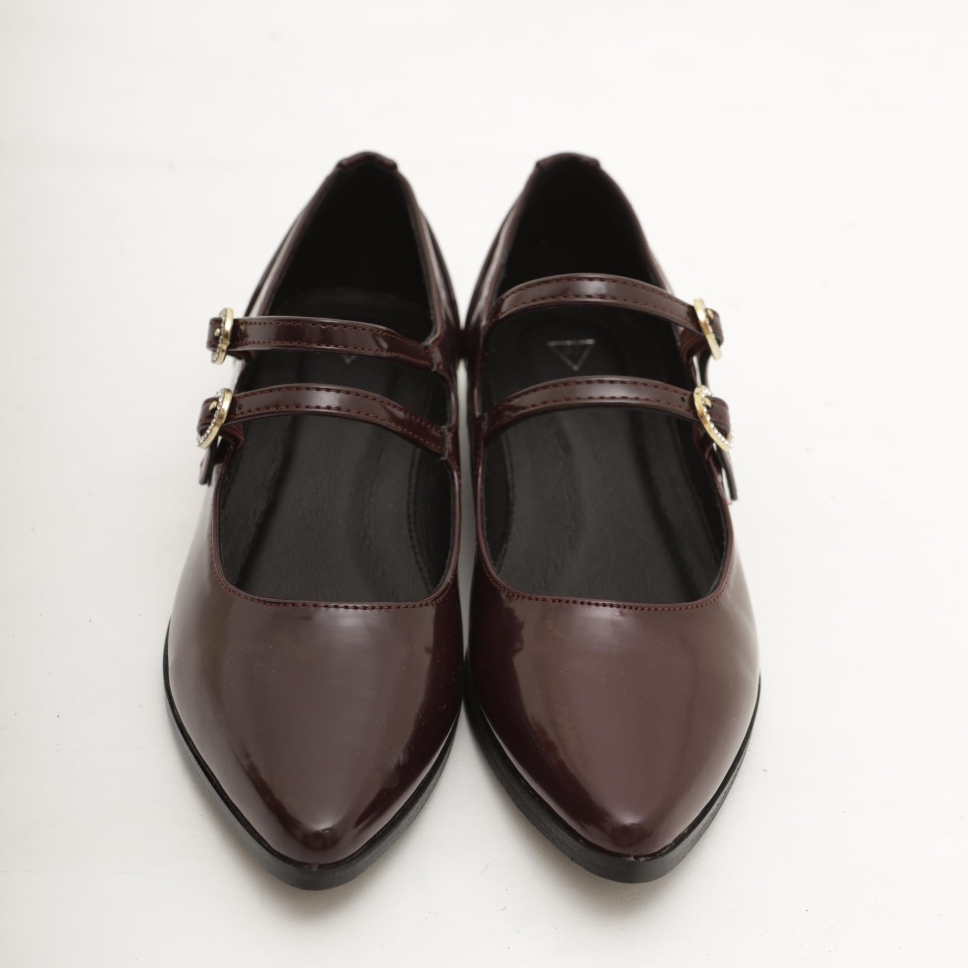 MARY JANE FLAT 2 CINTURINI BORDEAUX 