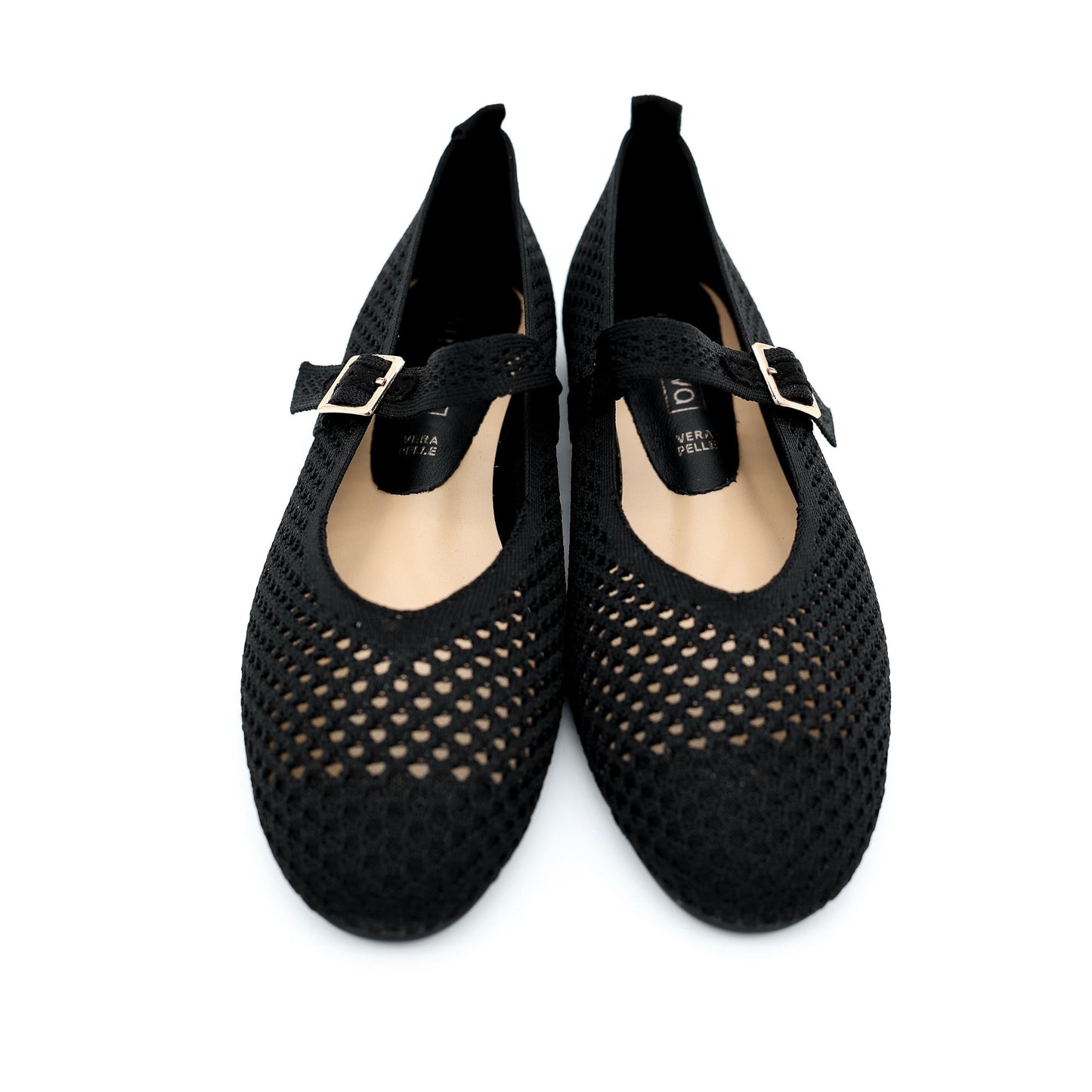 BALLERINA MAGLIA CINTURINO NERO 