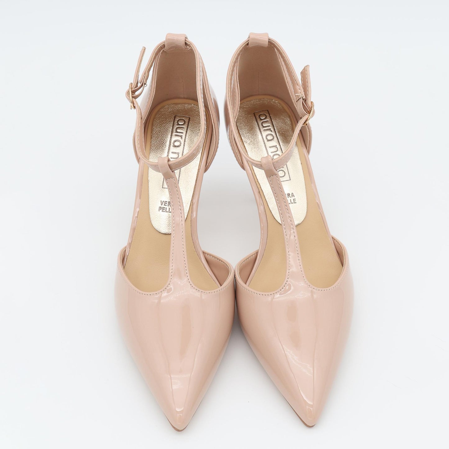 T-BAR CON TACCO NUDE 