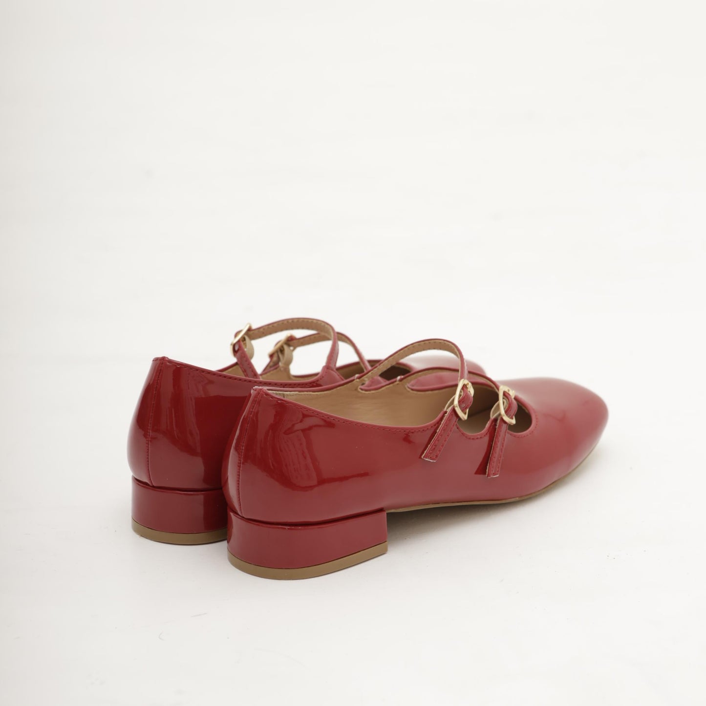MARY JANE BASSA 2 CINTURINI BORDEAUX 