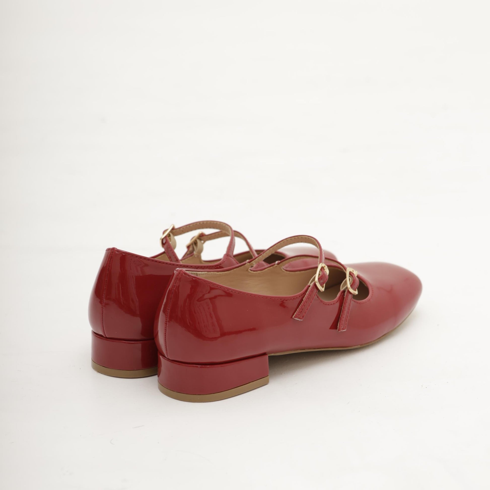 MARY JANE BASSA 2 CINTURINI BORDEAUX 